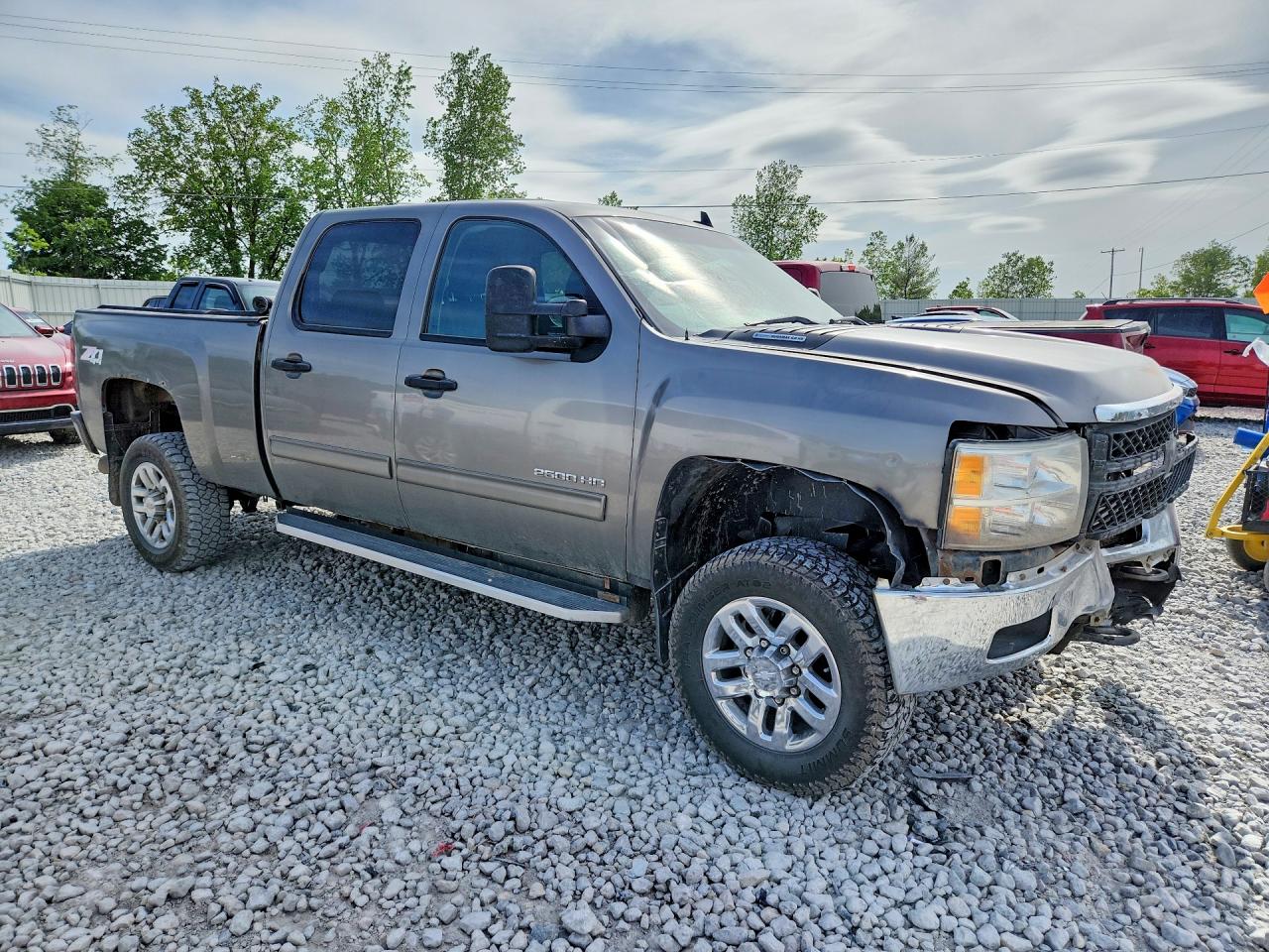 2013 Chevrolet Silverado K2500 Heavy Duty Lt Gray vin: 1GC1KXC80DF138116