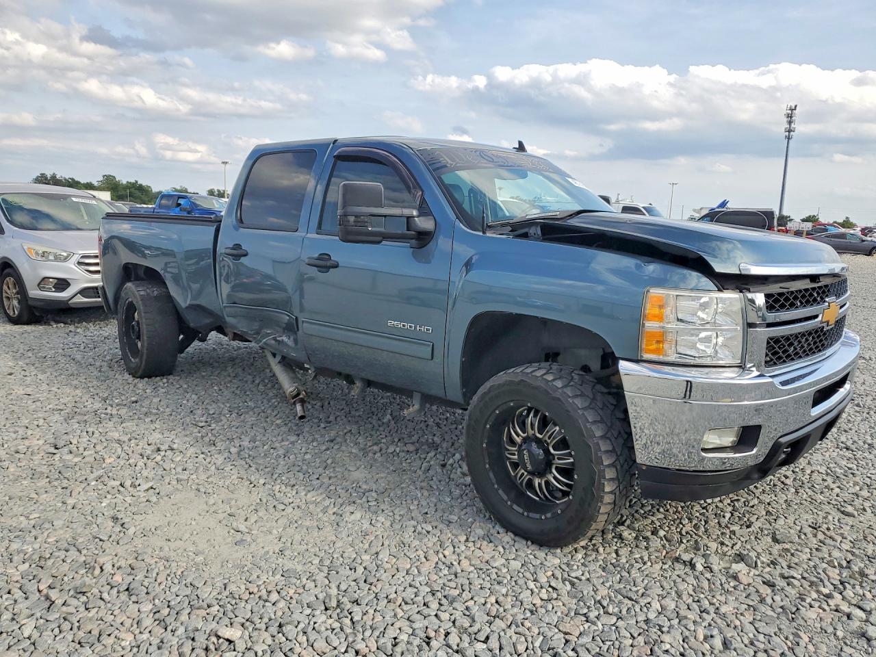 2013 Chevrolet Silverado K2500 Heavy Duty Lt Blue vin: 1GC1KXC80DF245005