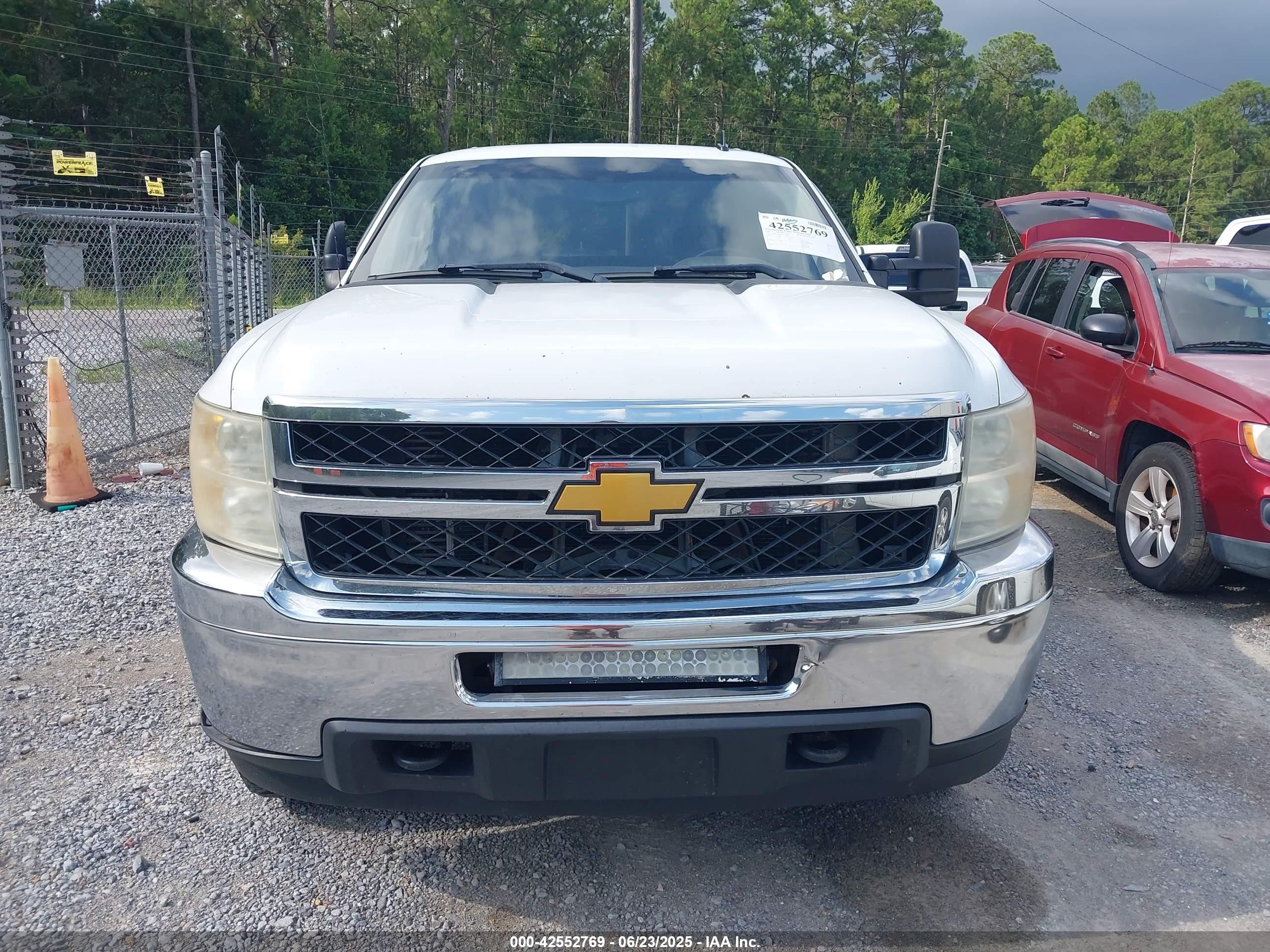 2011 Chevrolet Silverado 2500hd Lt White vin: 1GC1KXC82BF113408