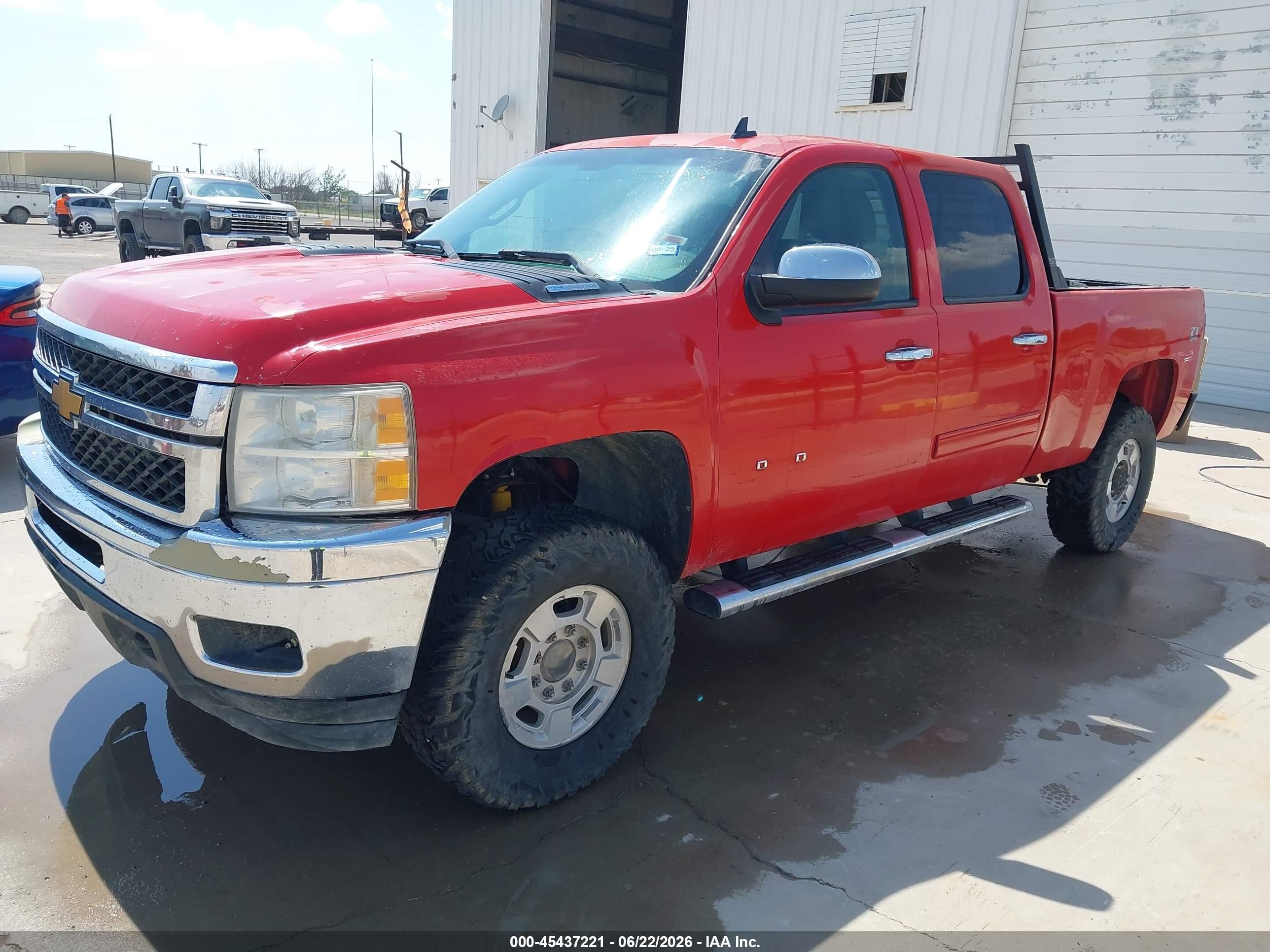 2012 Chevrolet Silverado 2500hd Lt Red vin: 1GC1KXC82CF138178