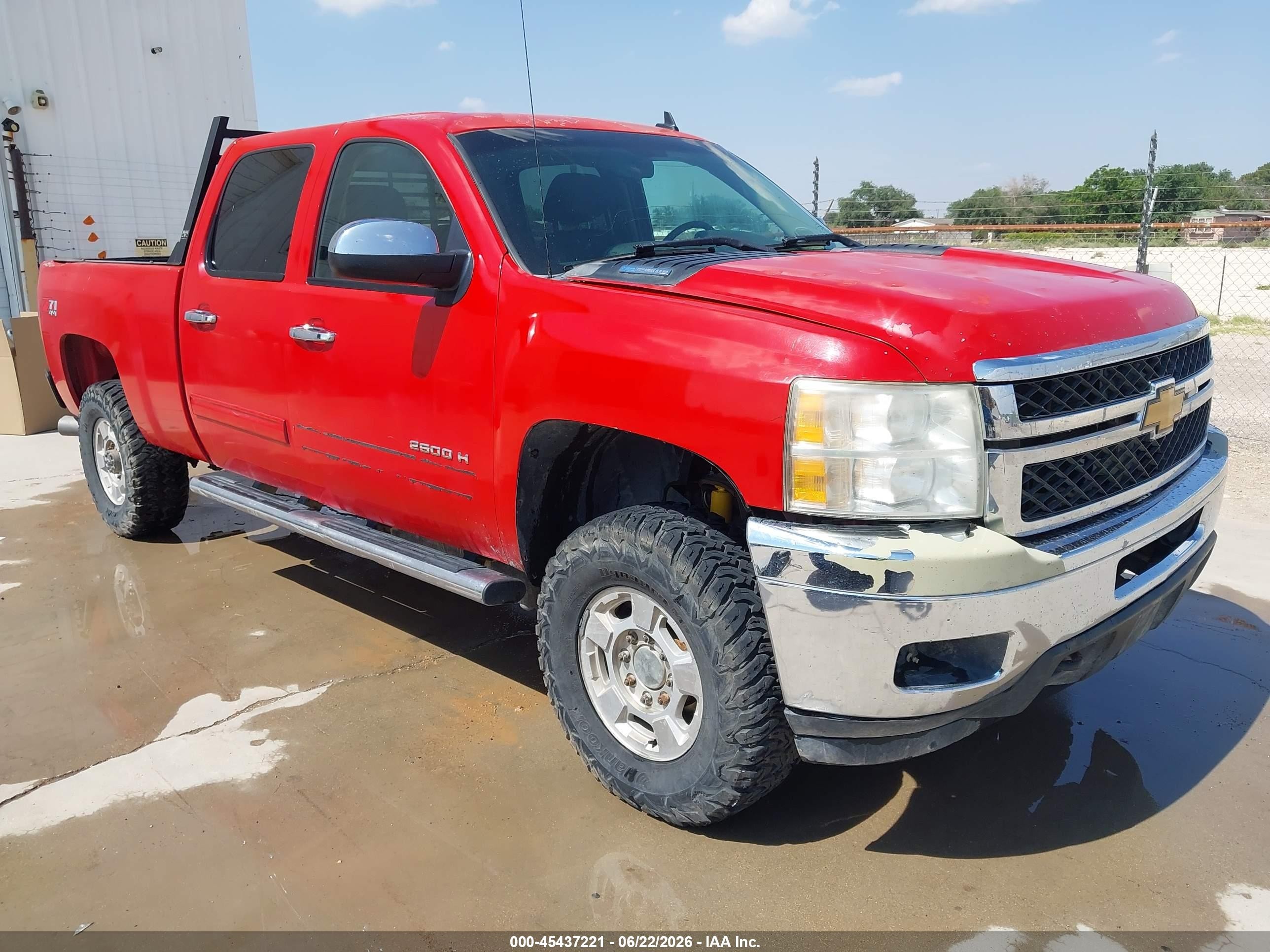 2012 Chevrolet Silverado 2500hd Lt Red vin: 1GC1KXC82CF138178