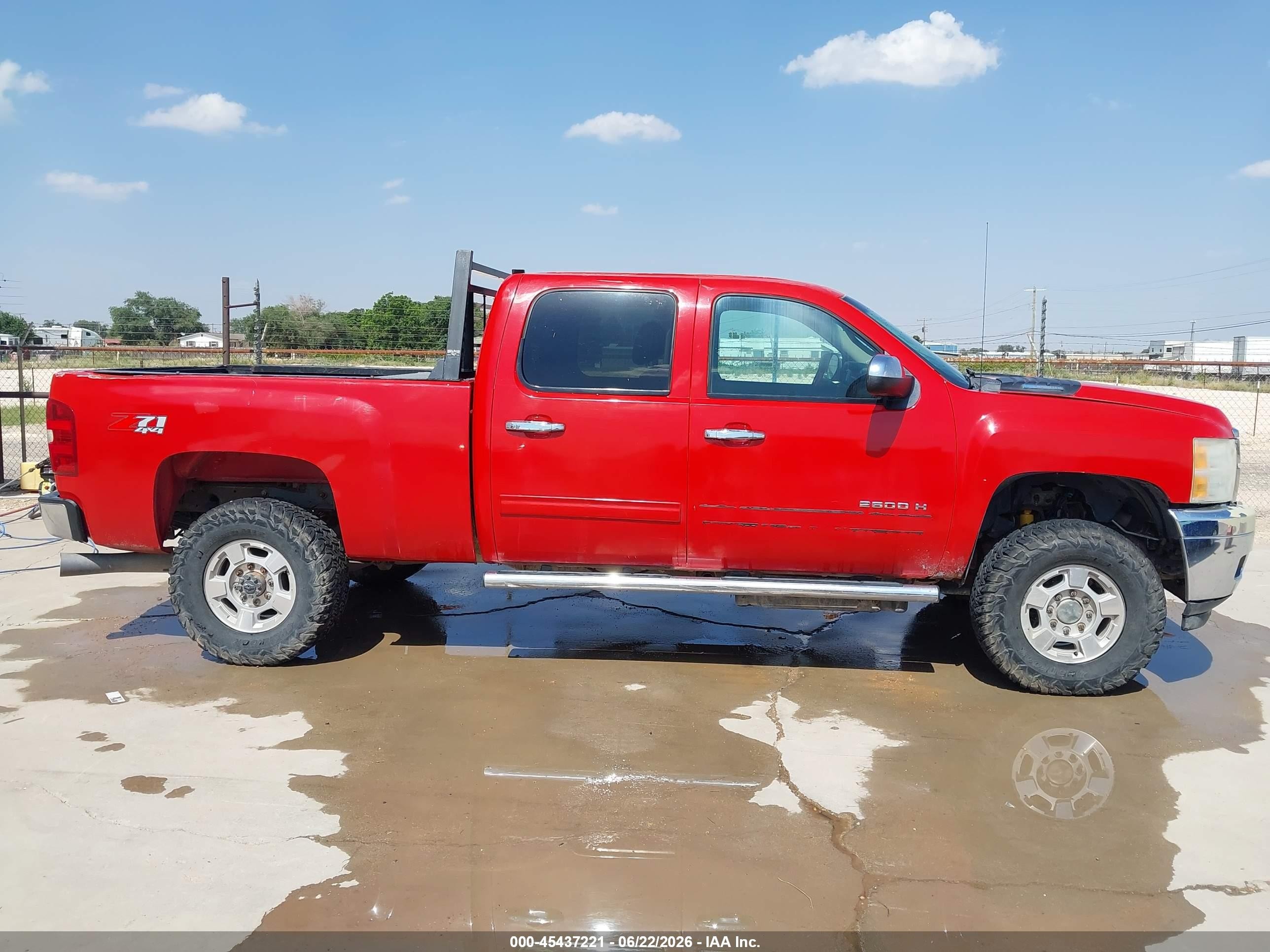 2012 Chevrolet Silverado 2500hd Lt Red vin: 1GC1KXC82CF138178