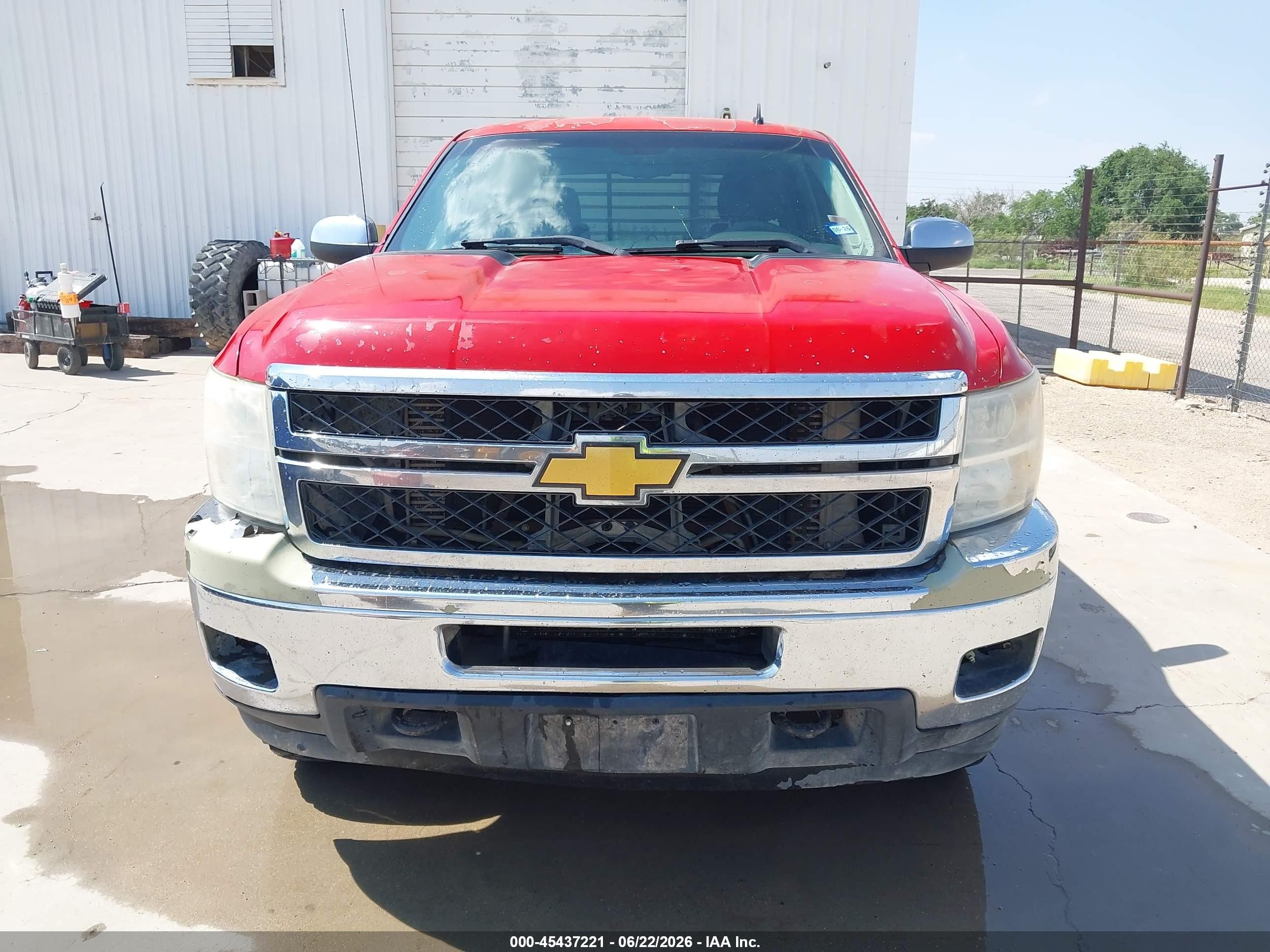 2012 Chevrolet Silverado 2500hd Lt Red vin: 1GC1KXC82CF138178