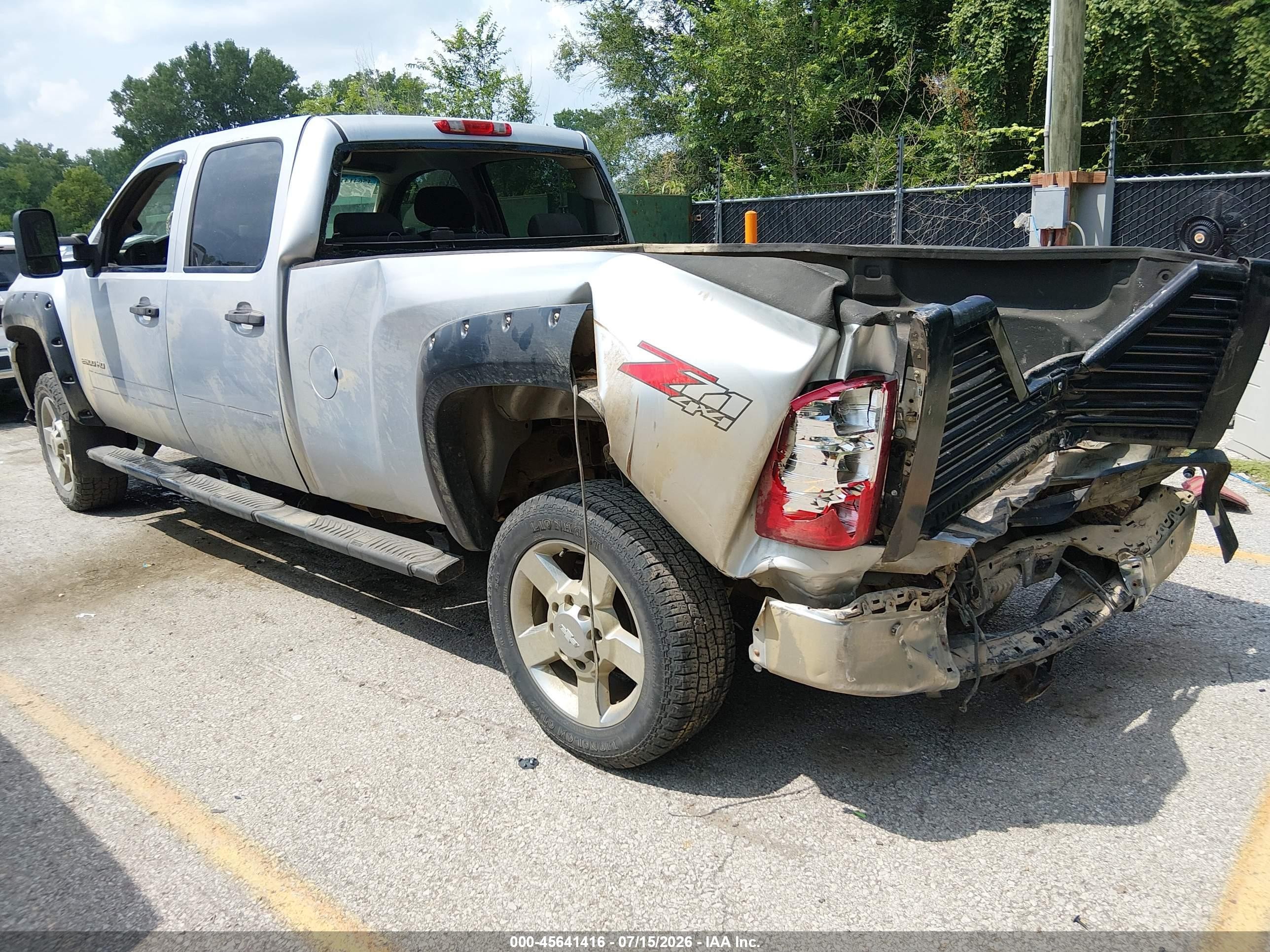 2012 Chevrolet Silverado 2500hd Lt Silver vin: 1GC1KXC82CF169303