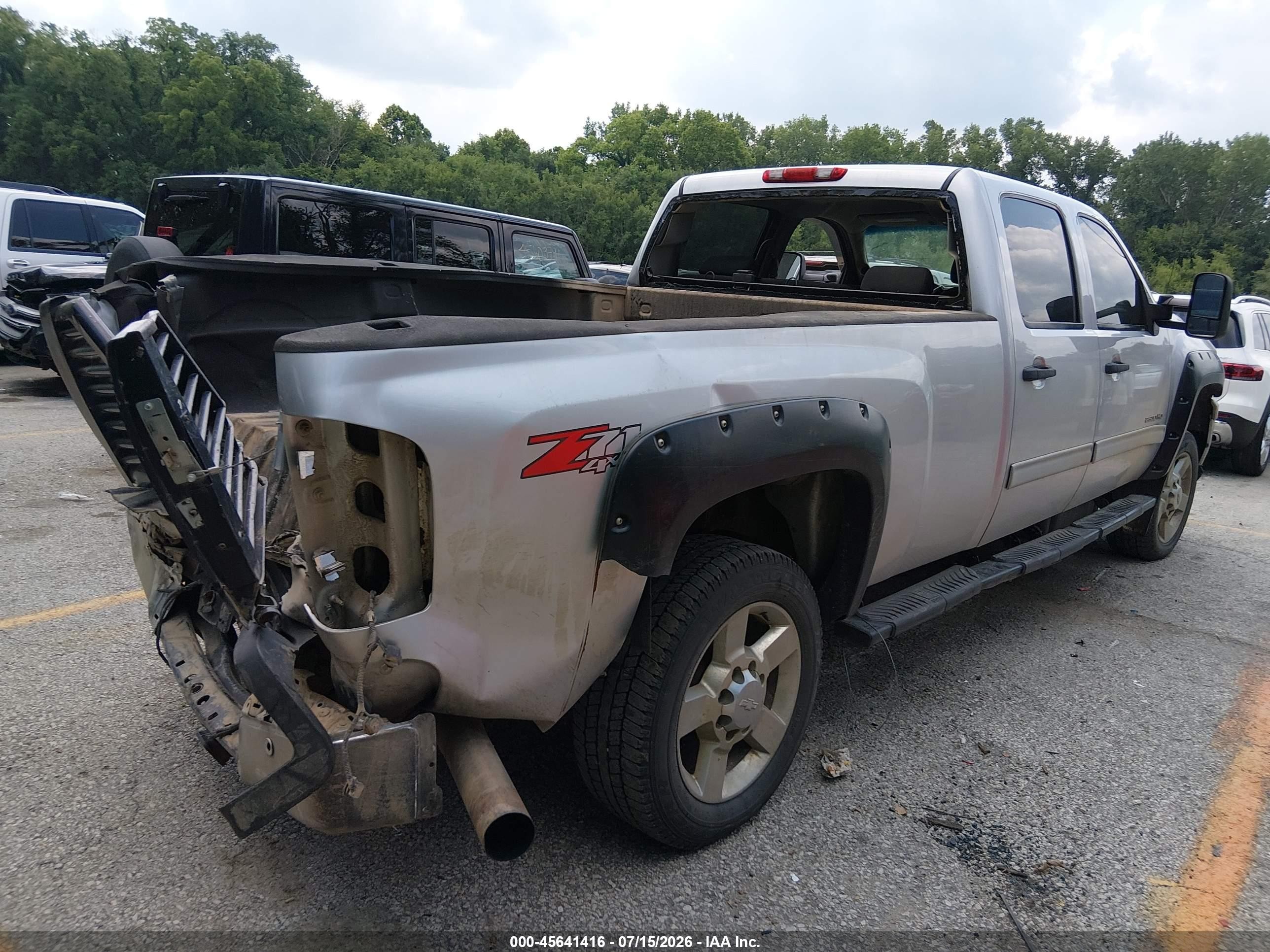 2012 Chevrolet Silverado 2500hd Lt Silver vin: 1GC1KXC82CF169303