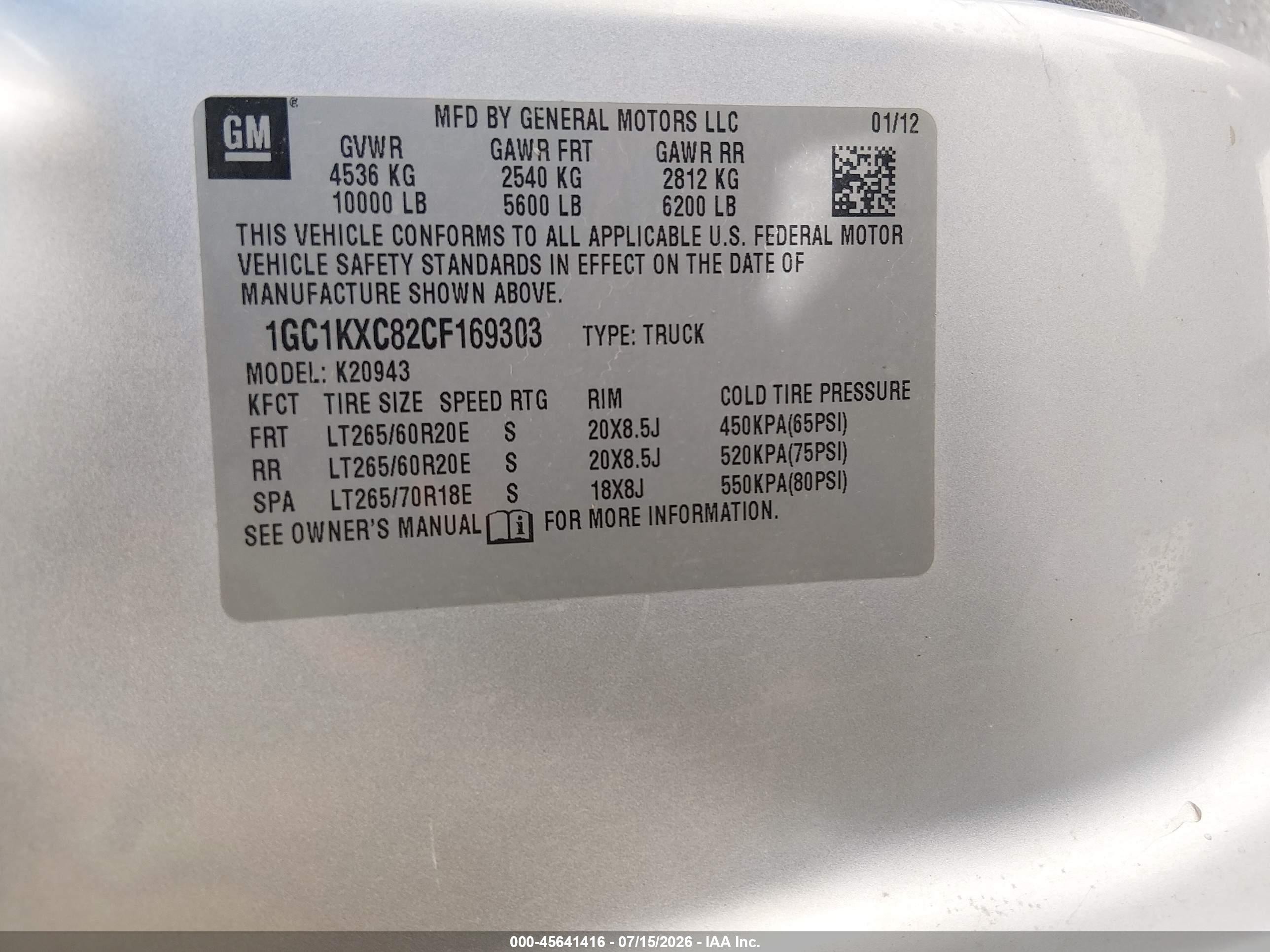 2012 Chevrolet Silverado 2500hd Lt Silver vin: 1GC1KXC82CF169303