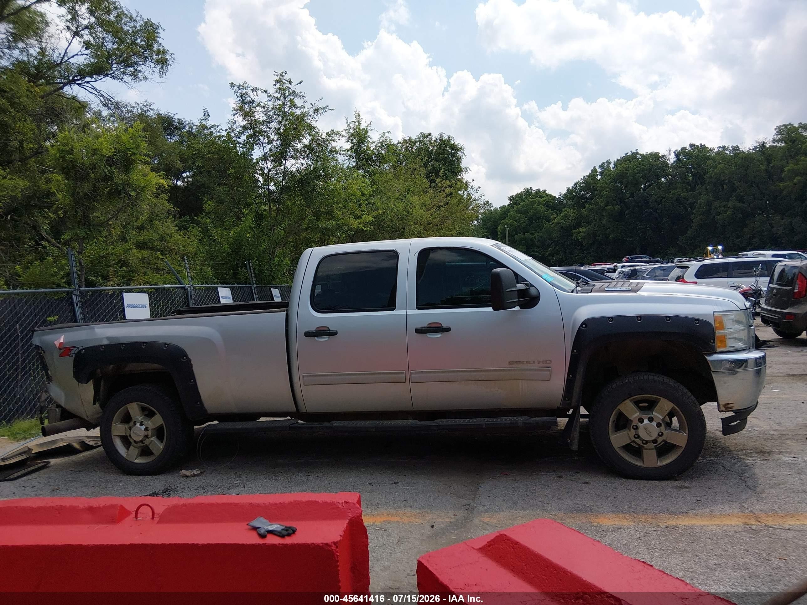 2012 Chevrolet Silverado 2500hd Lt Silver vin: 1GC1KXC82CF169303