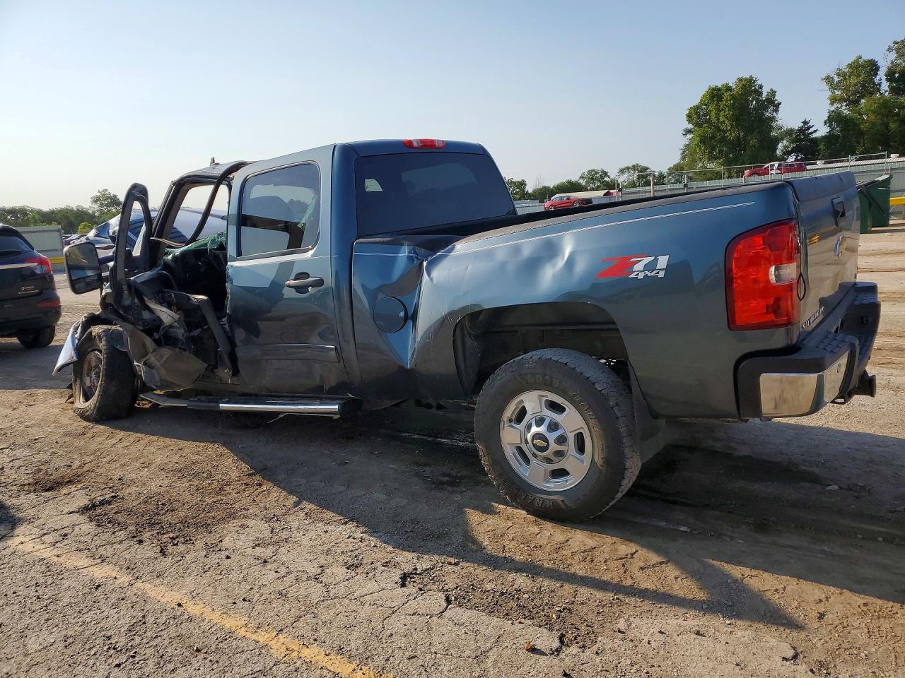 2011 Chevrolet Silverado K2500 Heavy Duty Lt Blue vin: 1GC1KXC83BF229622