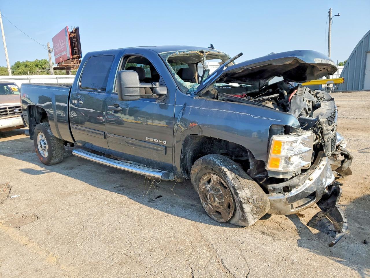2011 Chevrolet Silverado K2500 Heavy Duty Lt Blue vin: 1GC1KXC83BF229622