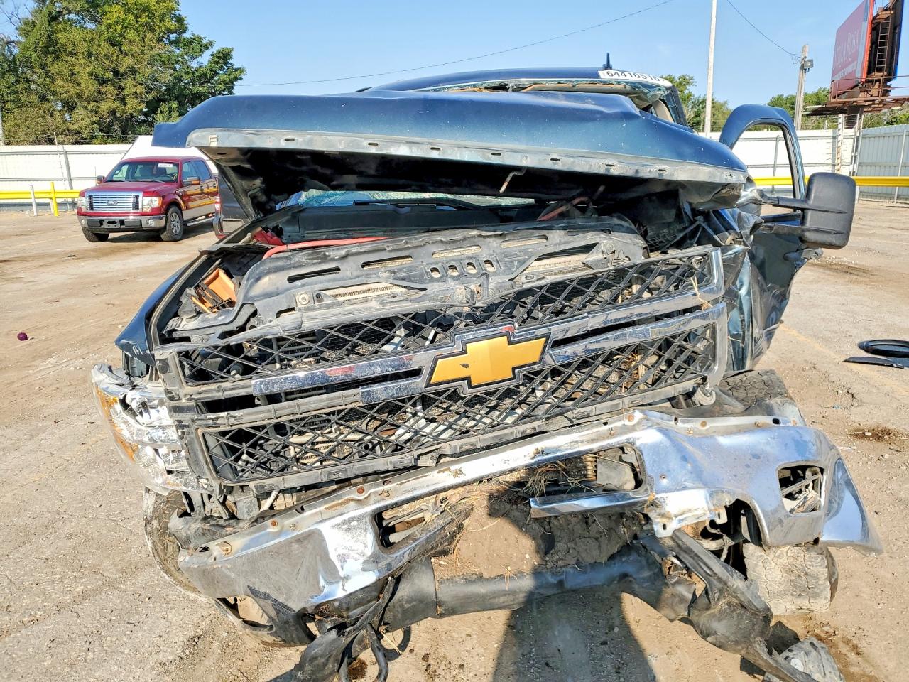2011 Chevrolet Silverado K2500 Heavy Duty Lt Blue vin: 1GC1KXC83BF229622