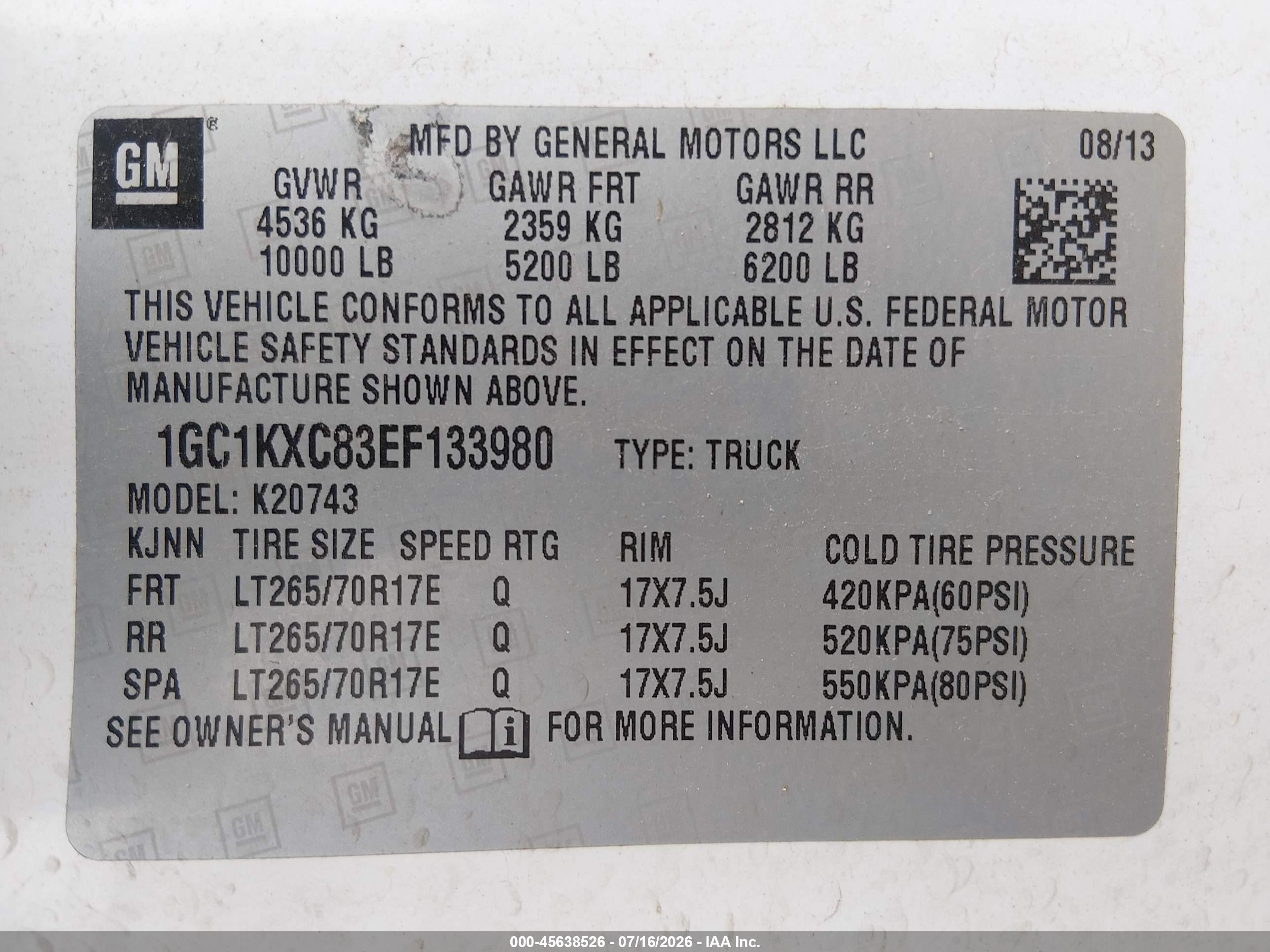 2014 Chevrolet Silverado 2500hd Lt White vin: 1GC1KXC83EF133980