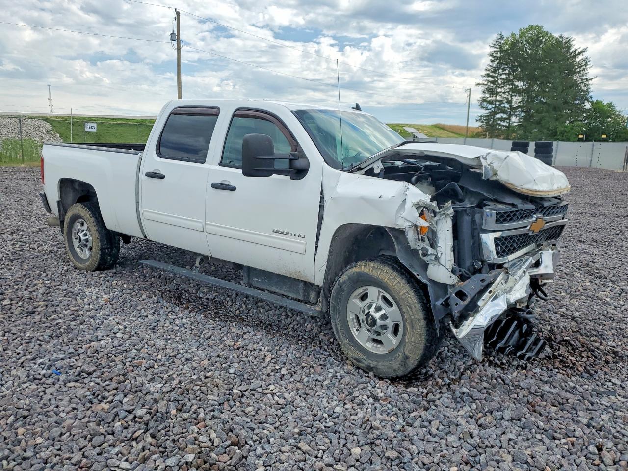 2014 Chevrolet Silverado K2500 Heavy Duty Lt Белый vin: 1GC1KXC83EF170186
