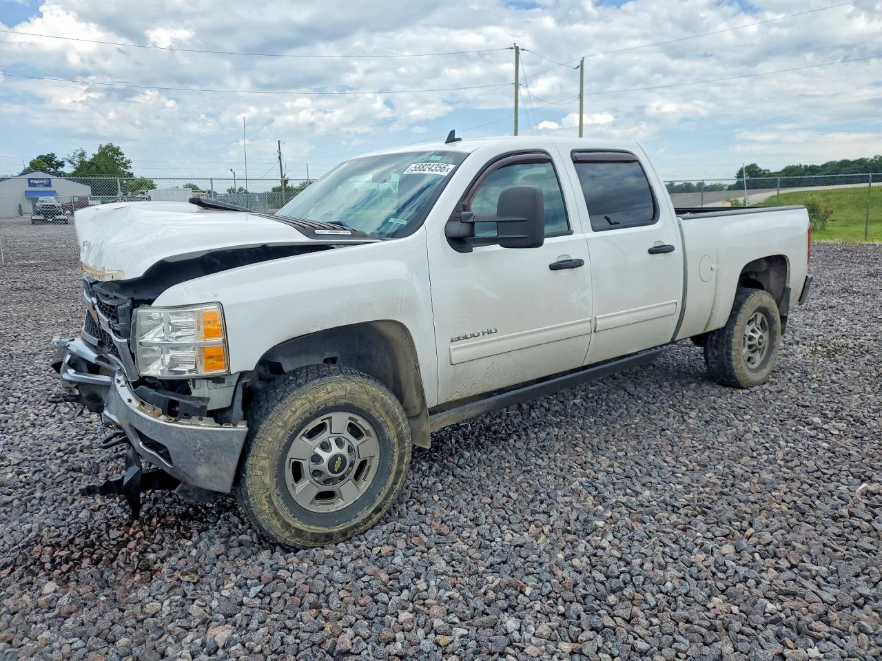 2014 Chevrolet Silverado K2500 Heavy Duty Lt White vin: 1GC1KXC83EF170186