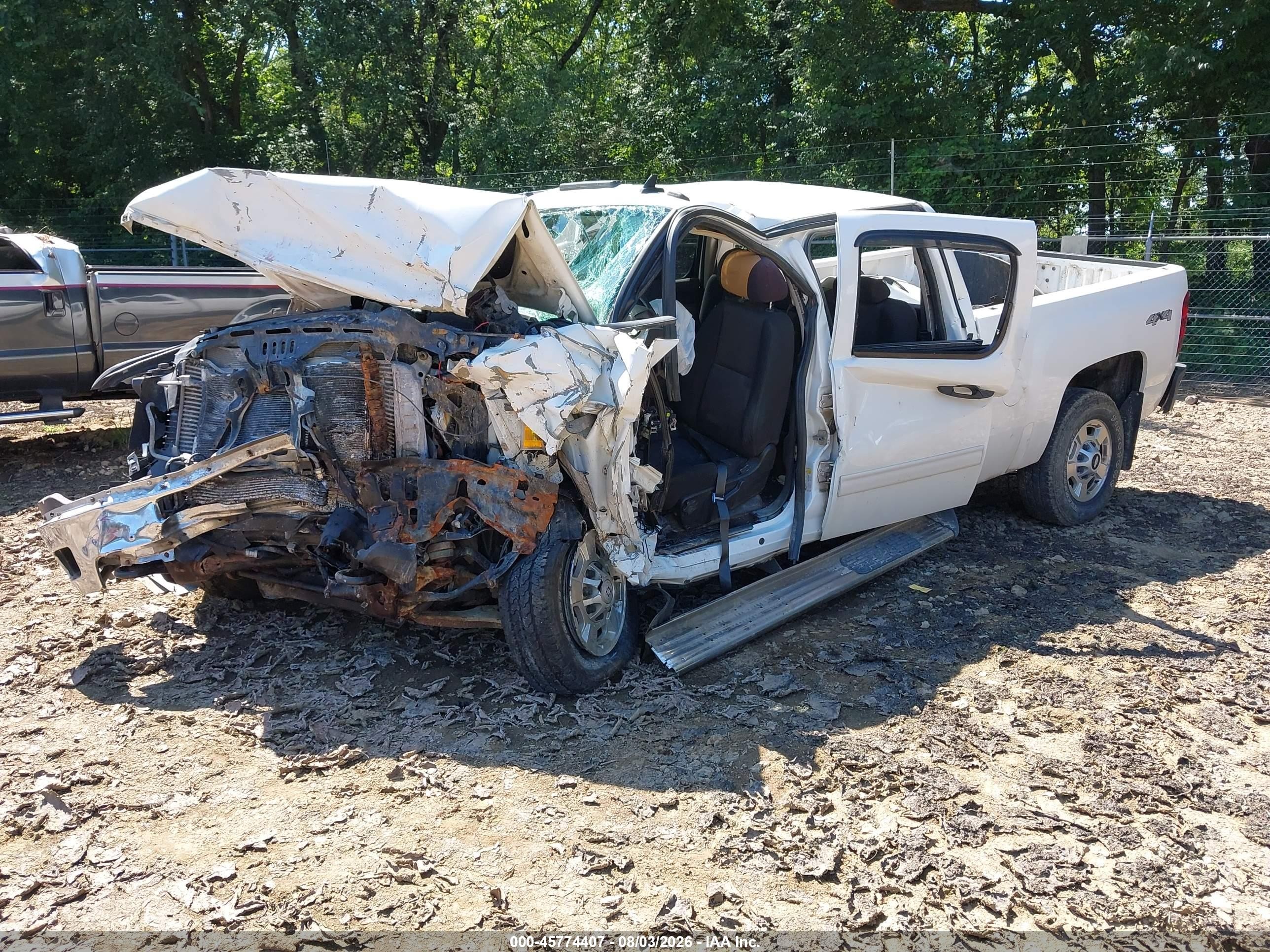 2011 Chevrolet Silverado 2500hd Lt White vin: 1GC1KXC85BF107716