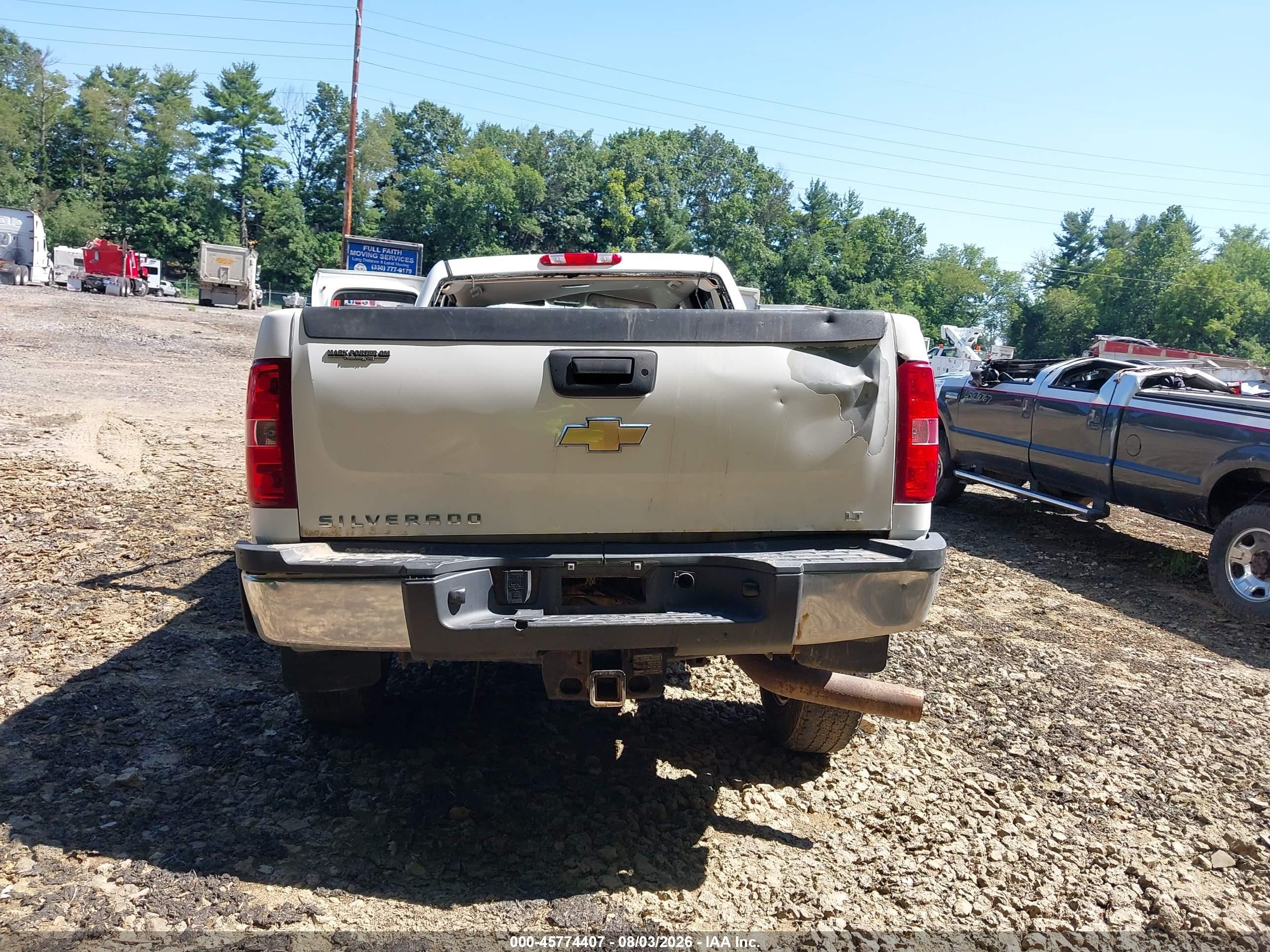 2011 Chevrolet Silverado 2500hd Lt White vin: 1GC1KXC85BF107716