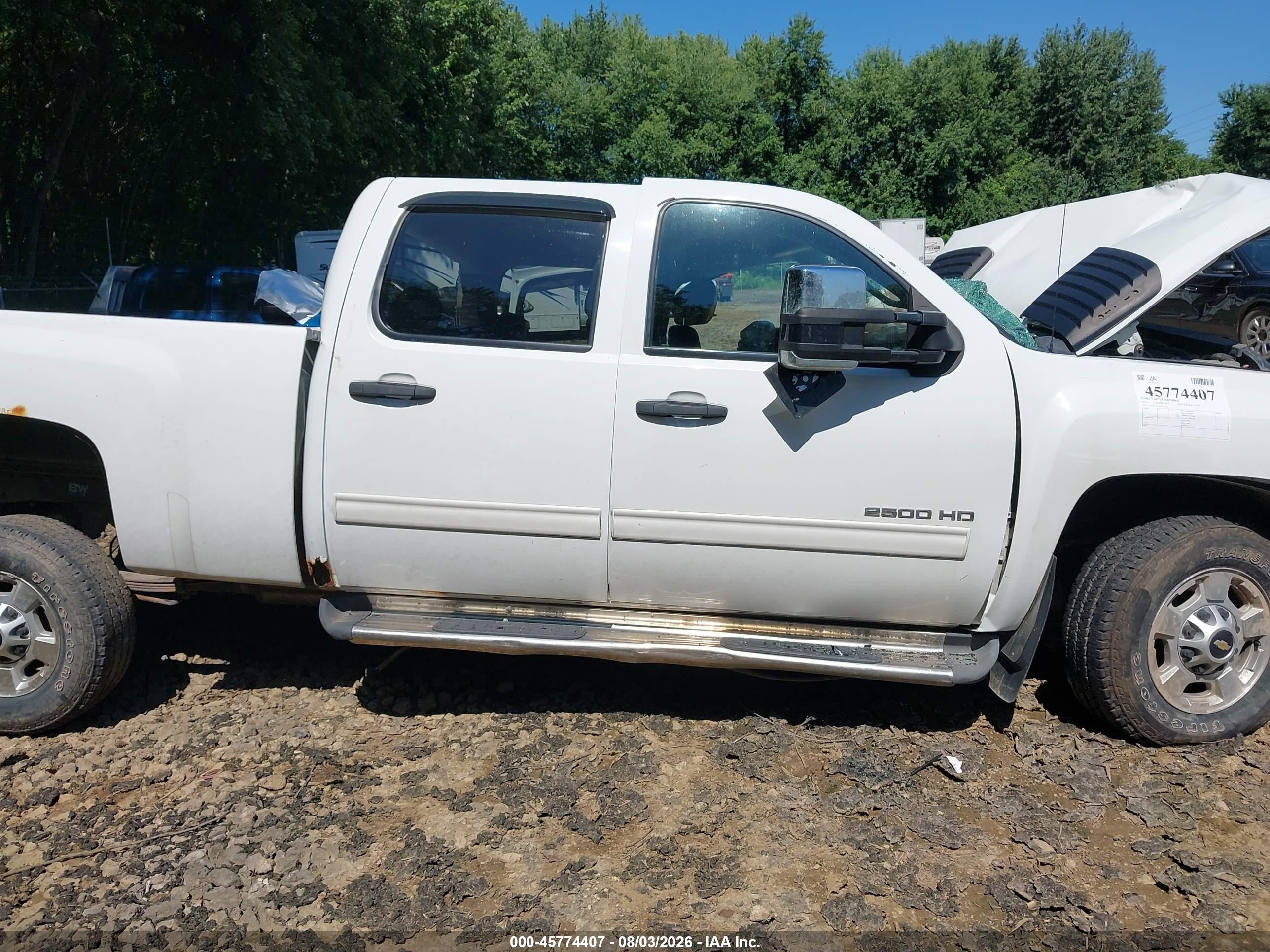 2011 Chevrolet Silverado 2500hd Lt White vin: 1GC1KXC85BF107716