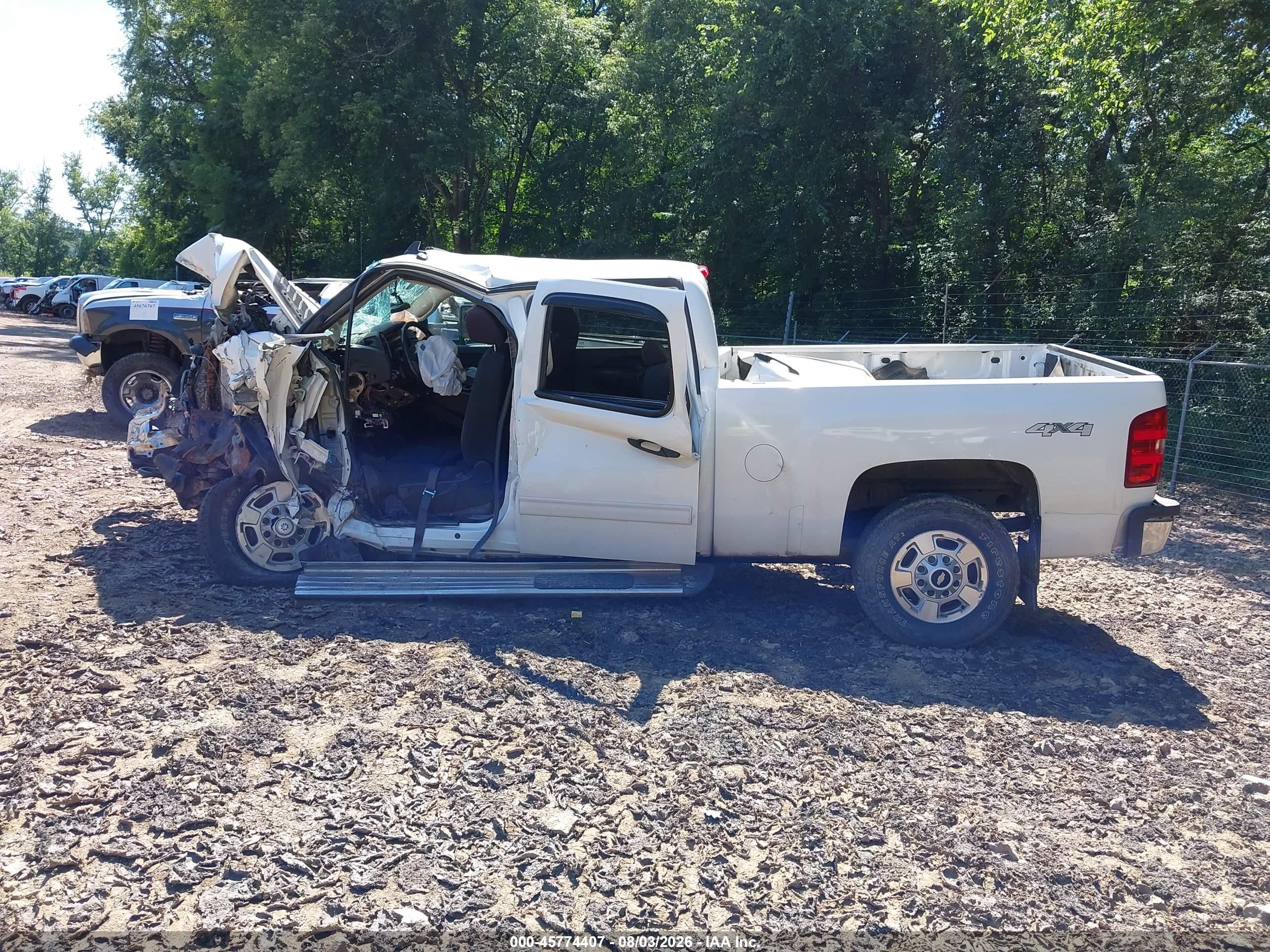 2011 Chevrolet Silverado 2500hd Lt White vin: 1GC1KXC85BF107716