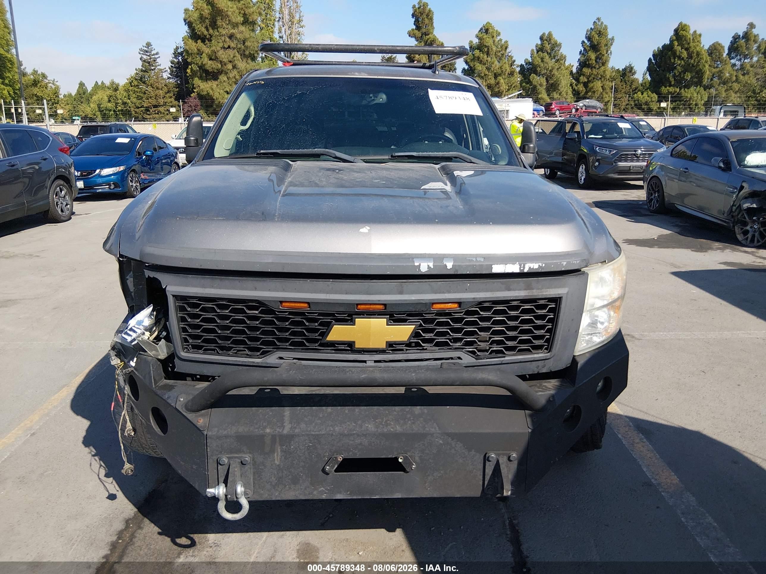 2012 Chevrolet Silverado 2500hd Lt Gray vin: 1GC1KXC86CF177582