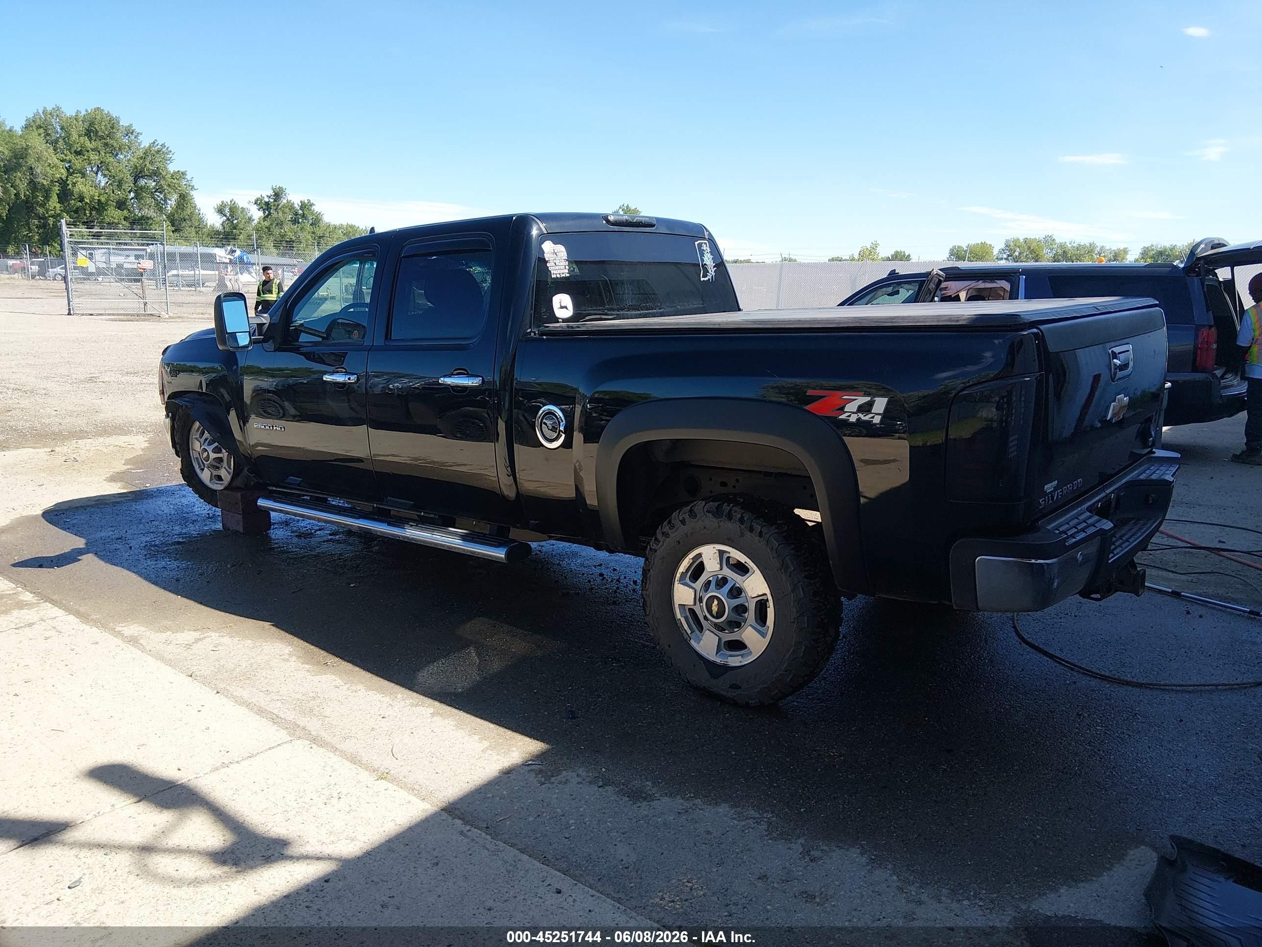 2013 Chevrolet Silverado 2500hd Lt Black vin: 1GC1KXC87DF239816