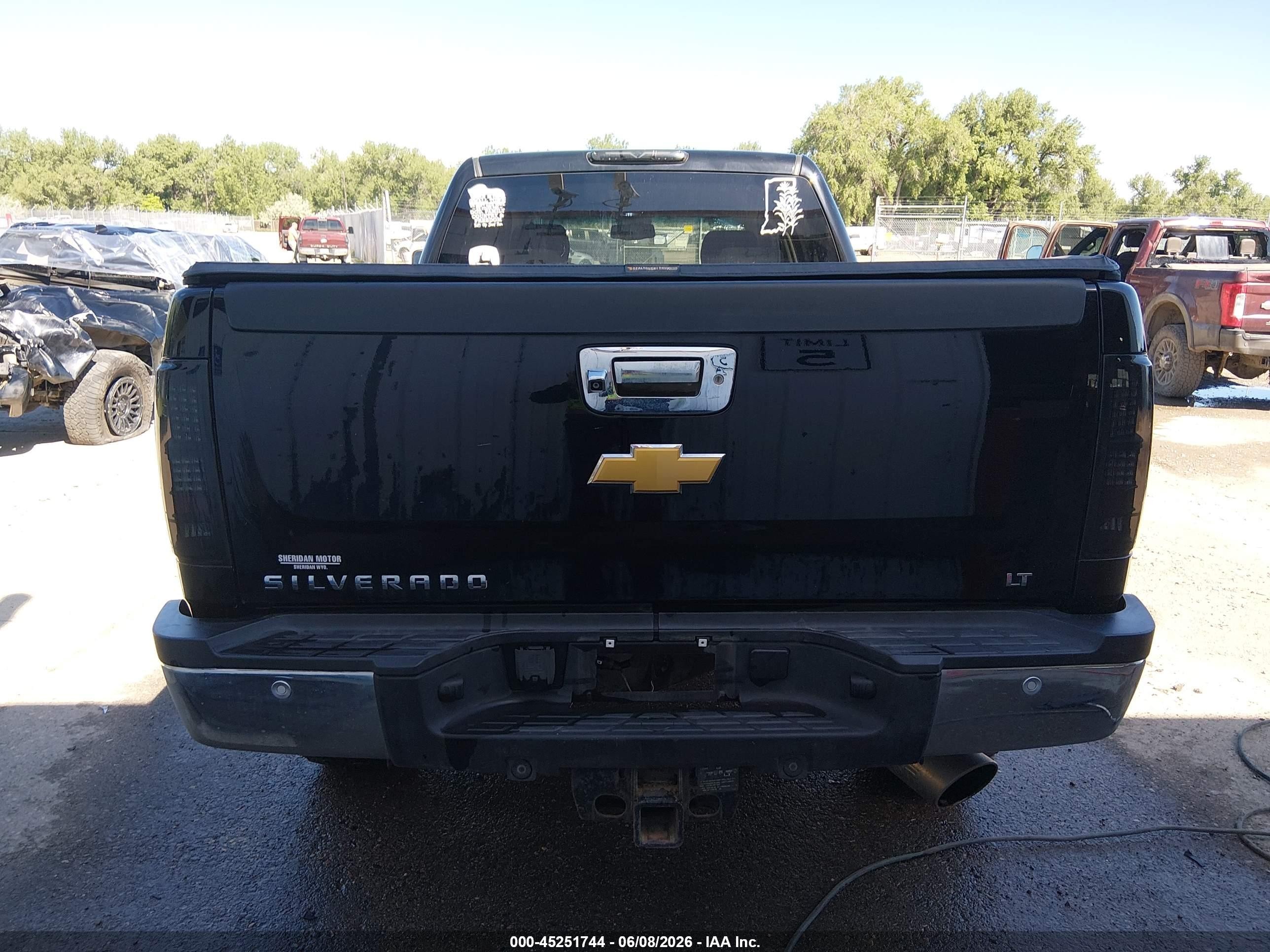 2013 Chevrolet Silverado 2500hd Lt Black vin: 1GC1KXC87DF239816