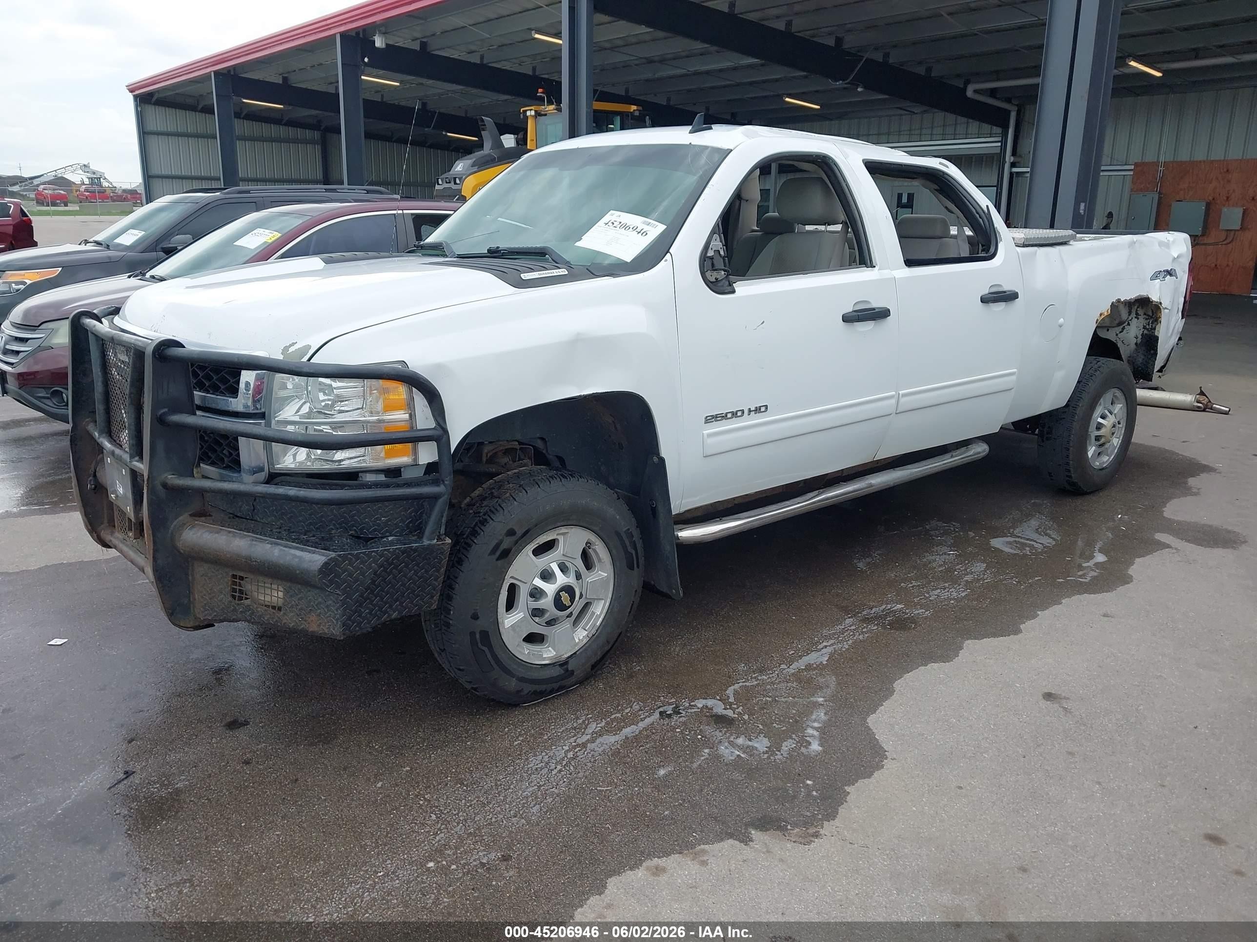 2013 Chevrolet Silverado 2500hd Lt White vin: 1GC1KXC88DF186205