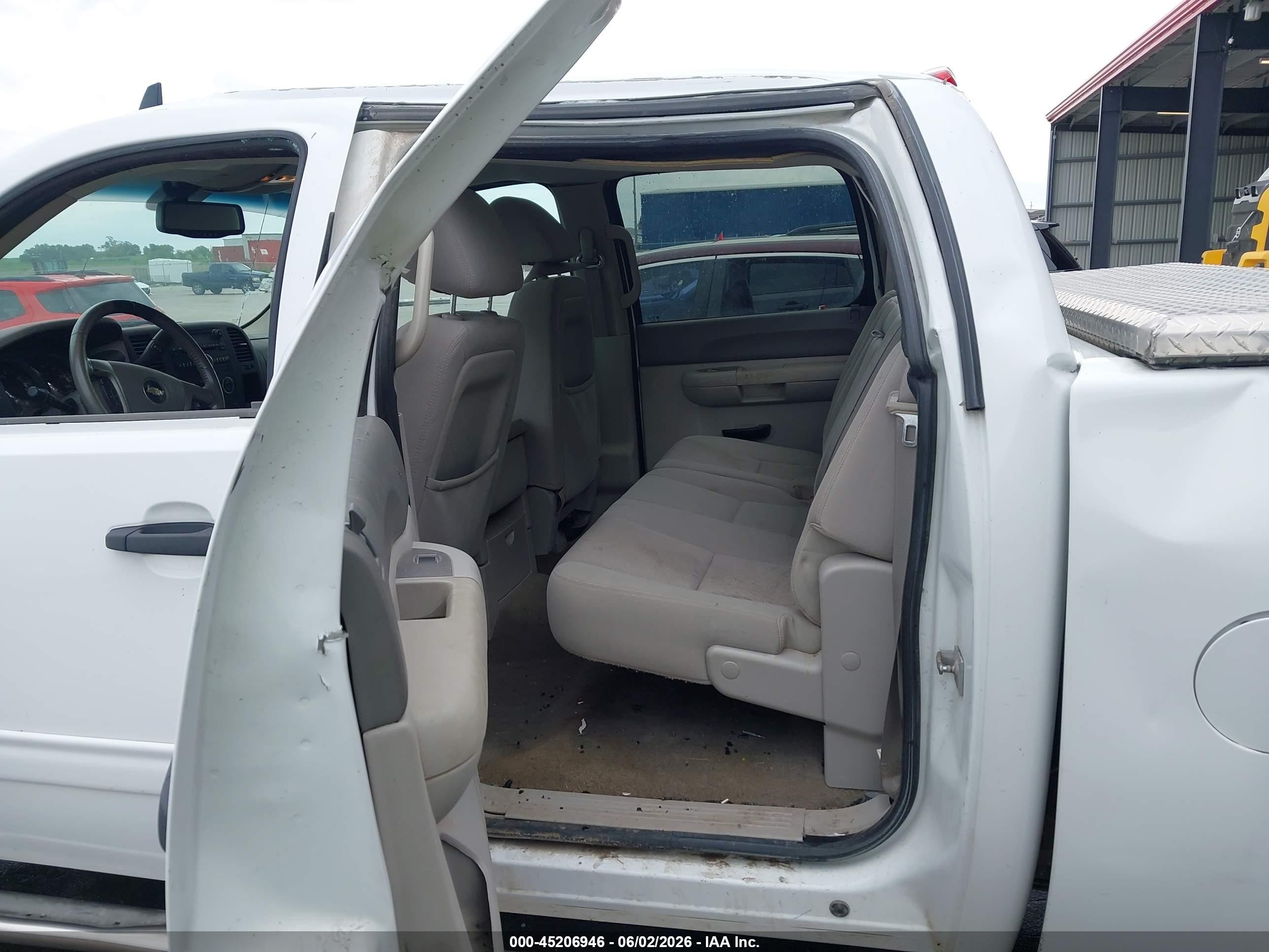 2013 Chevrolet Silverado 2500hd Lt White vin: 1GC1KXC88DF186205