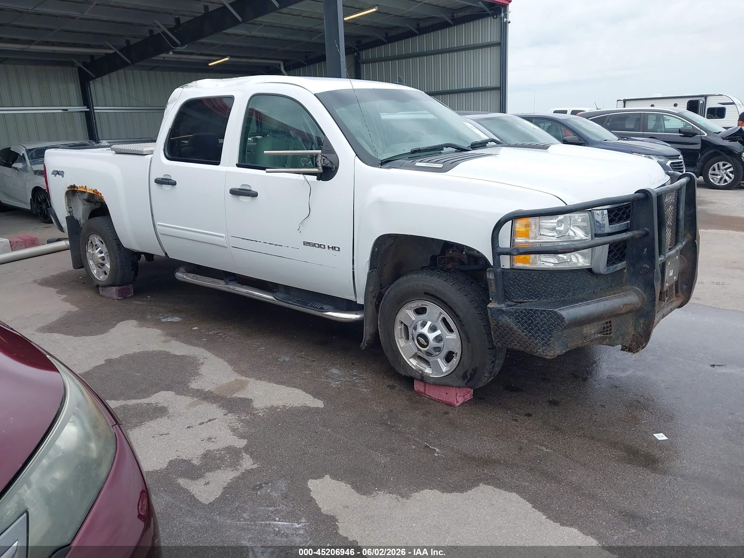 2013 Chevrolet Silverado 2500hd Lt White vin: 1GC1KXC88DF186205