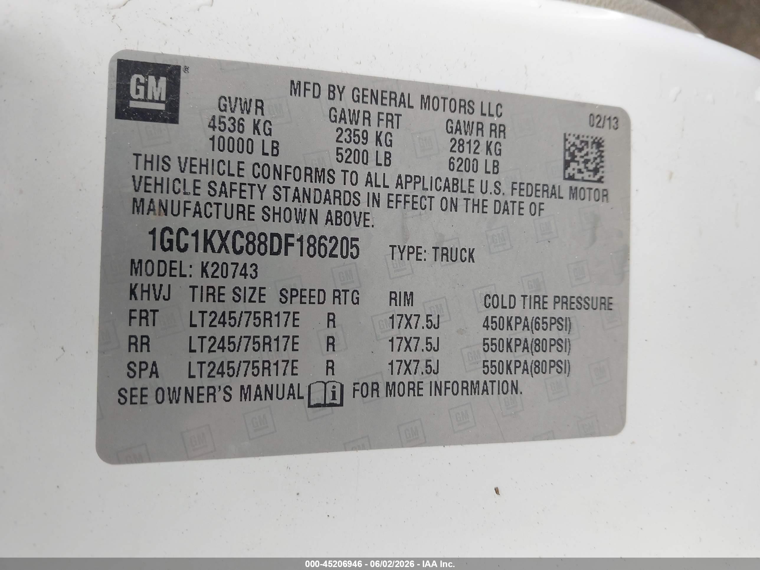 2013 Chevrolet Silverado 2500hd Lt White vin: 1GC1KXC88DF186205