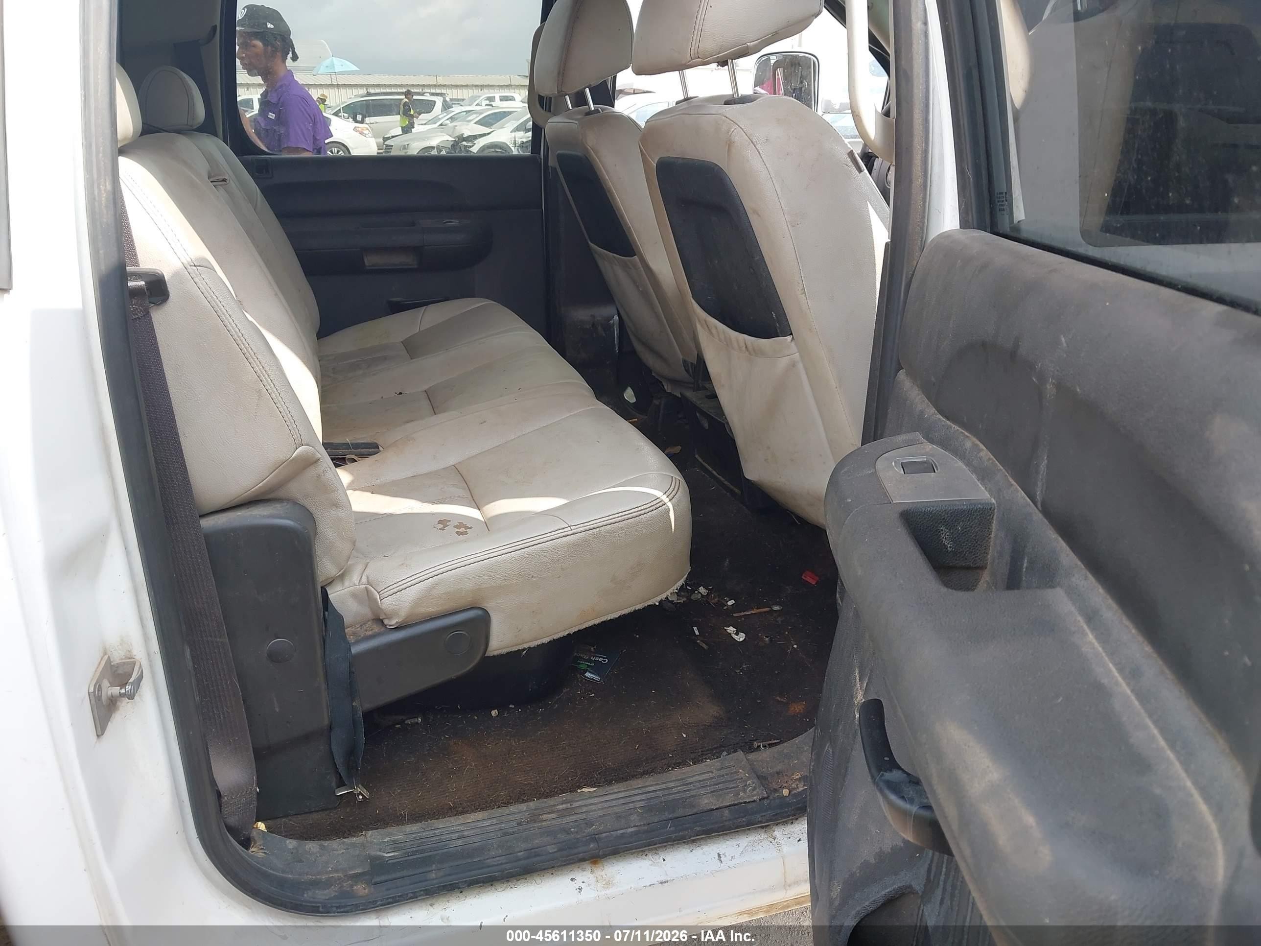 2012 Chevrolet Silverado 2500hd Lt White vin: 1GC1KXC89CF188236