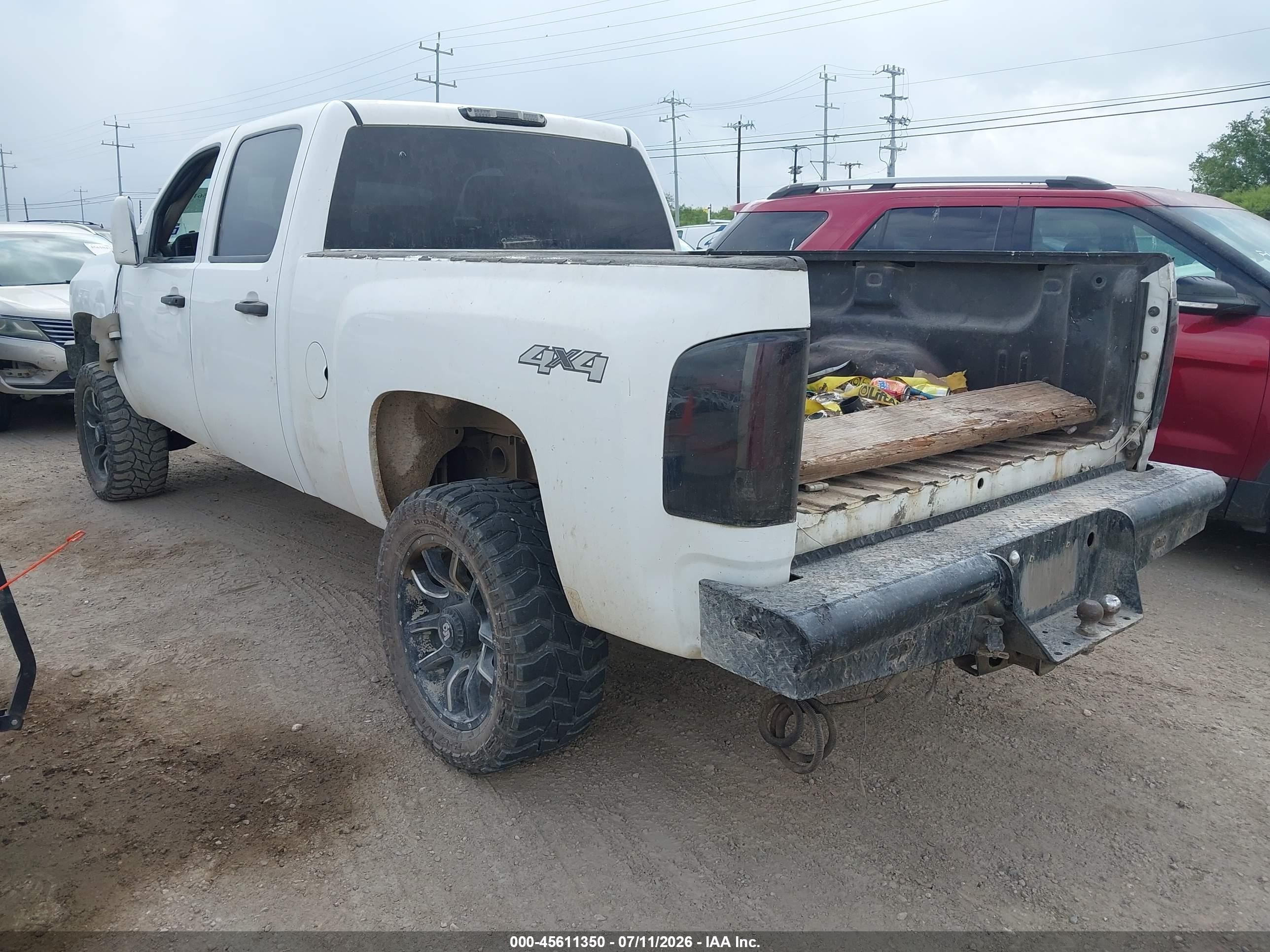 2012 Chevrolet Silverado 2500hd Lt White vin: 1GC1KXC89CF188236