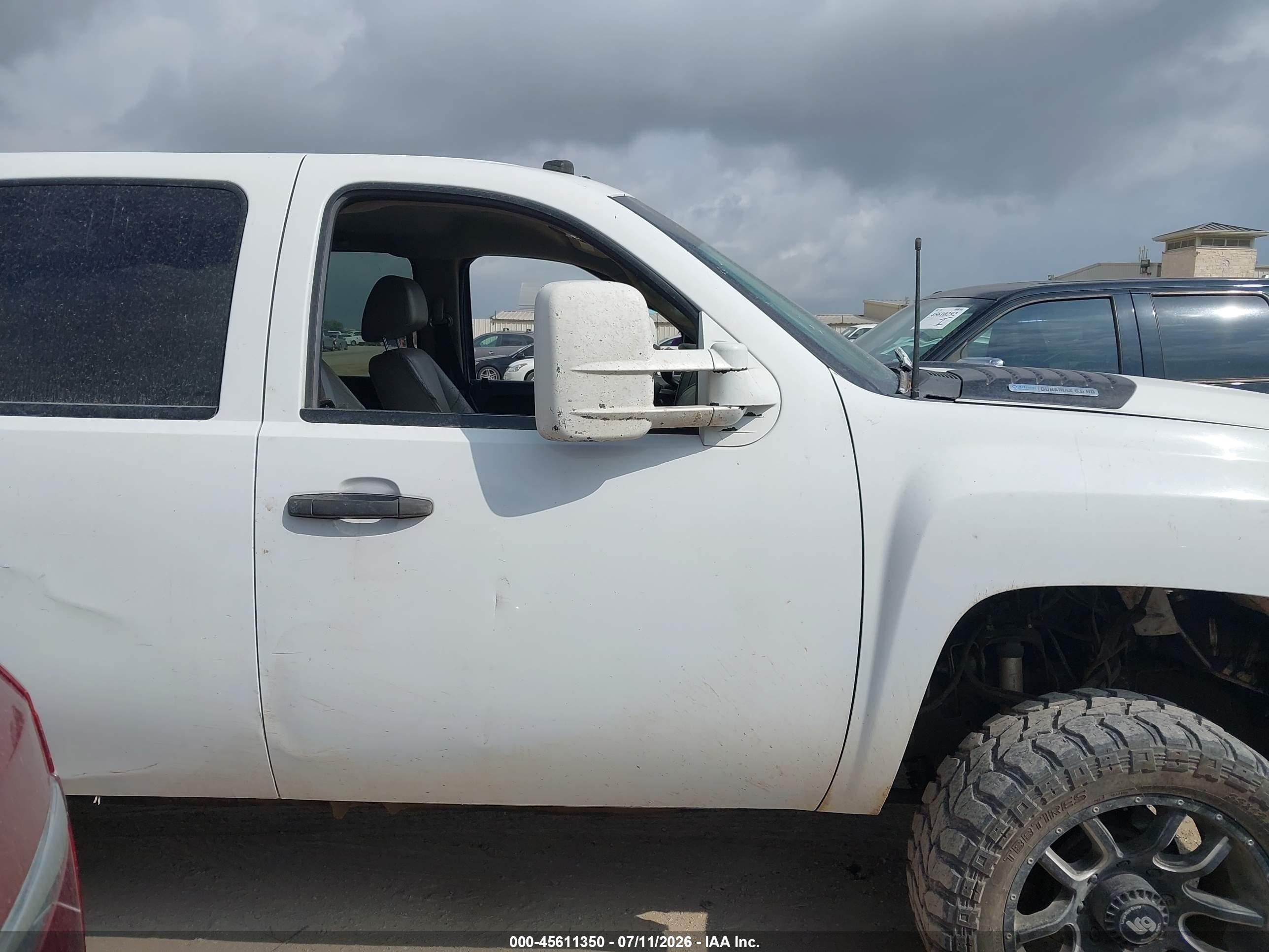 2012 Chevrolet Silverado 2500hd Lt White vin: 1GC1KXC89CF188236
