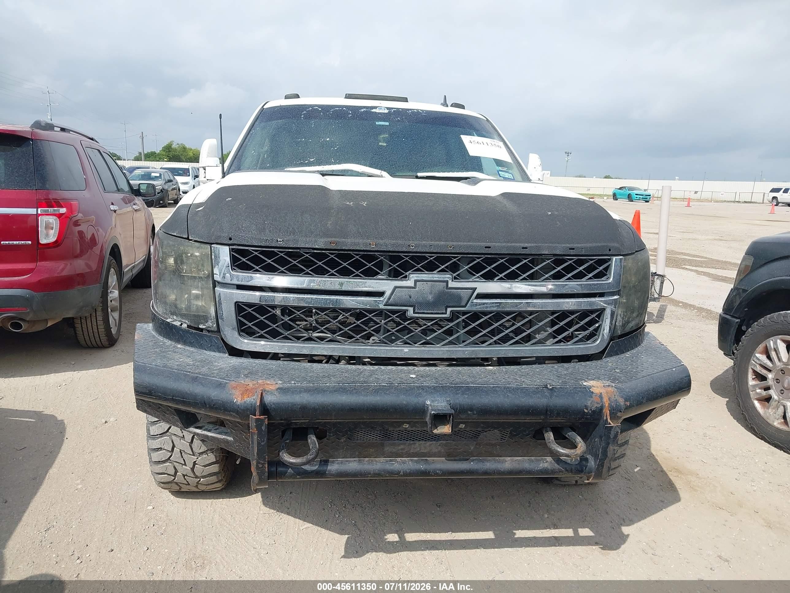2012 Chevrolet Silverado 2500hd Lt White vin: 1GC1KXC89CF188236