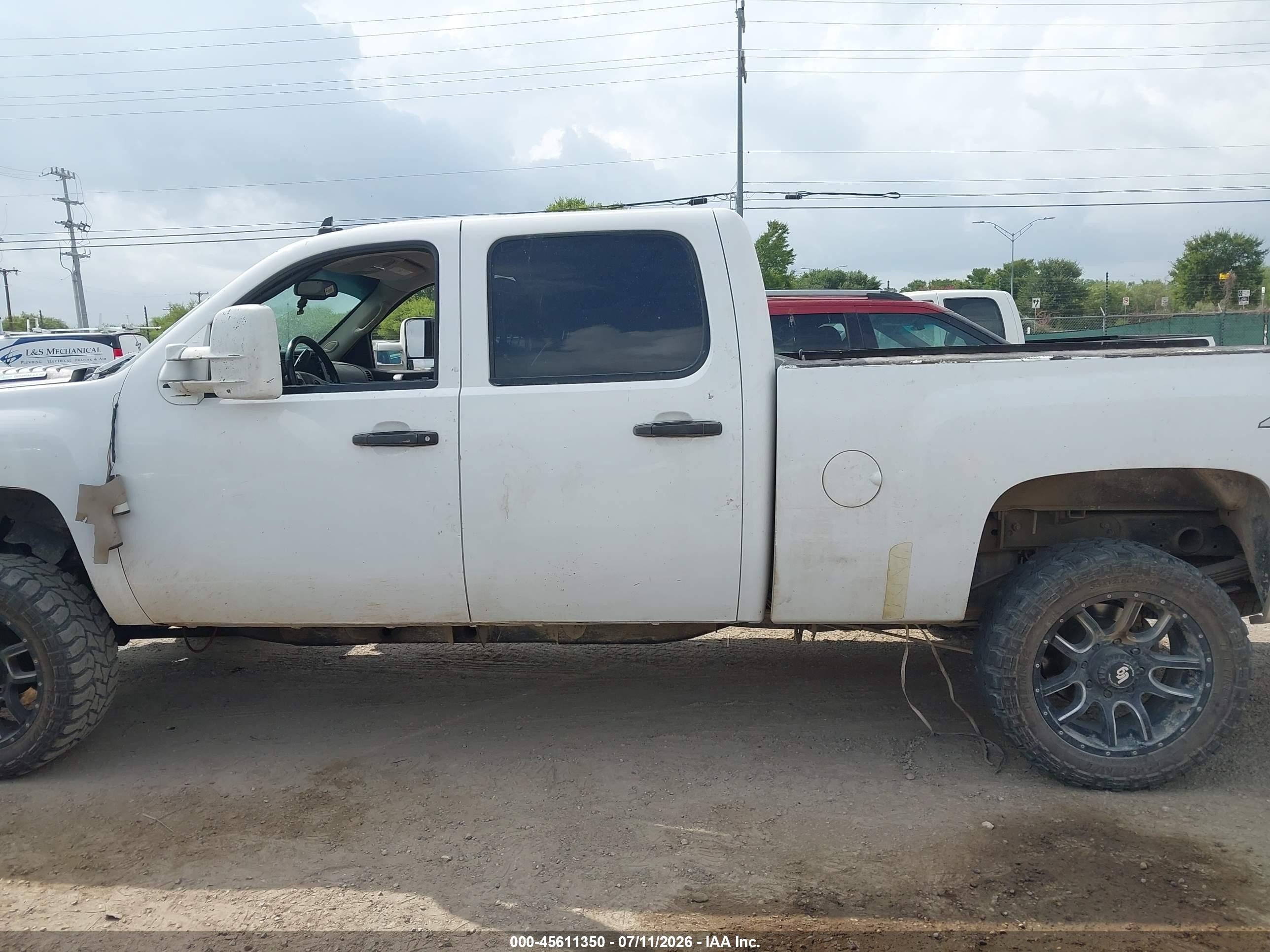 2012 Chevrolet Silverado 2500hd Lt White vin: 1GC1KXC89CF188236