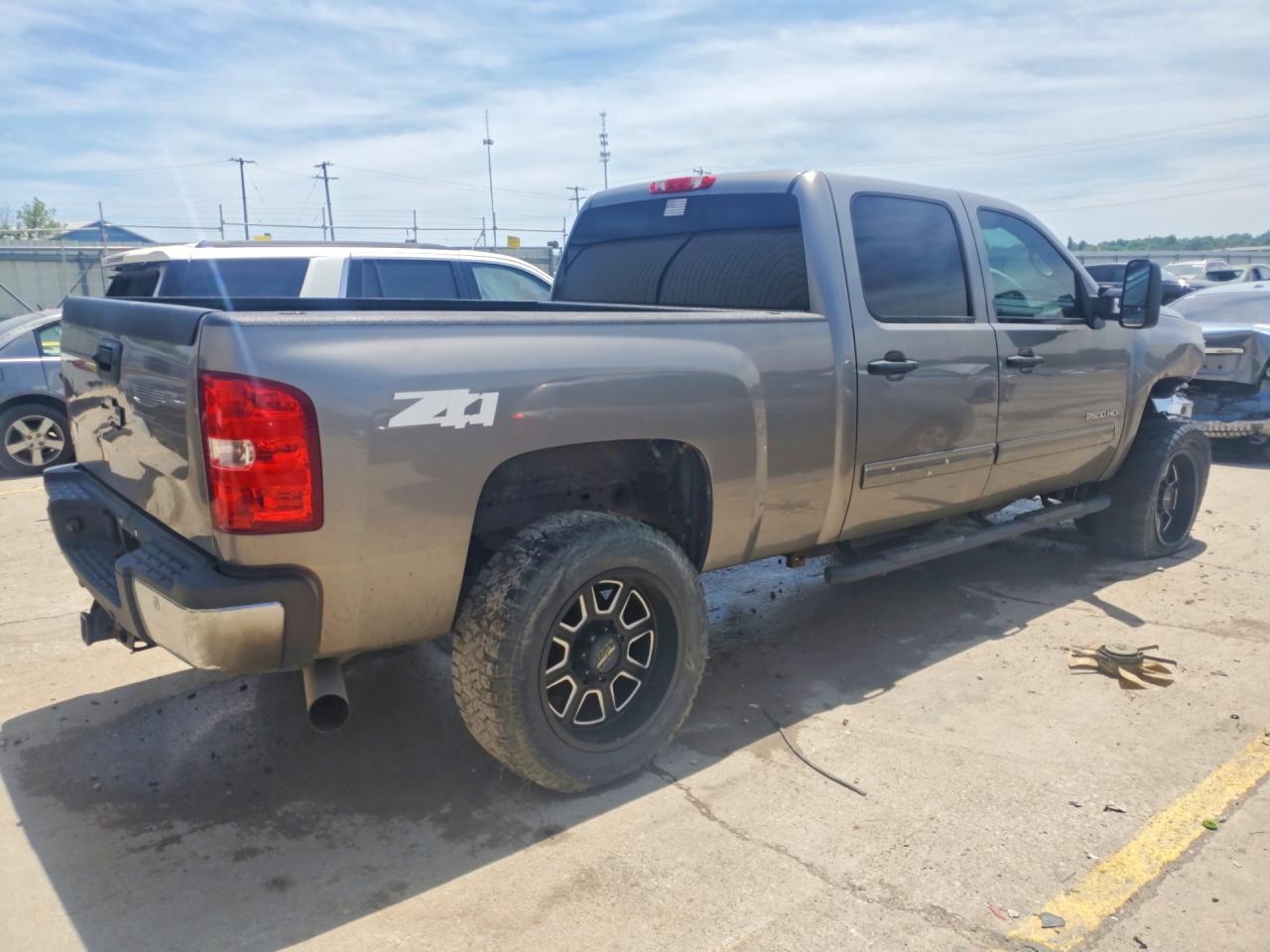 2013 Chevrolet Silverado K2500 Heavy Duty Lt Gray vin: 1GC1KXC89DF214383