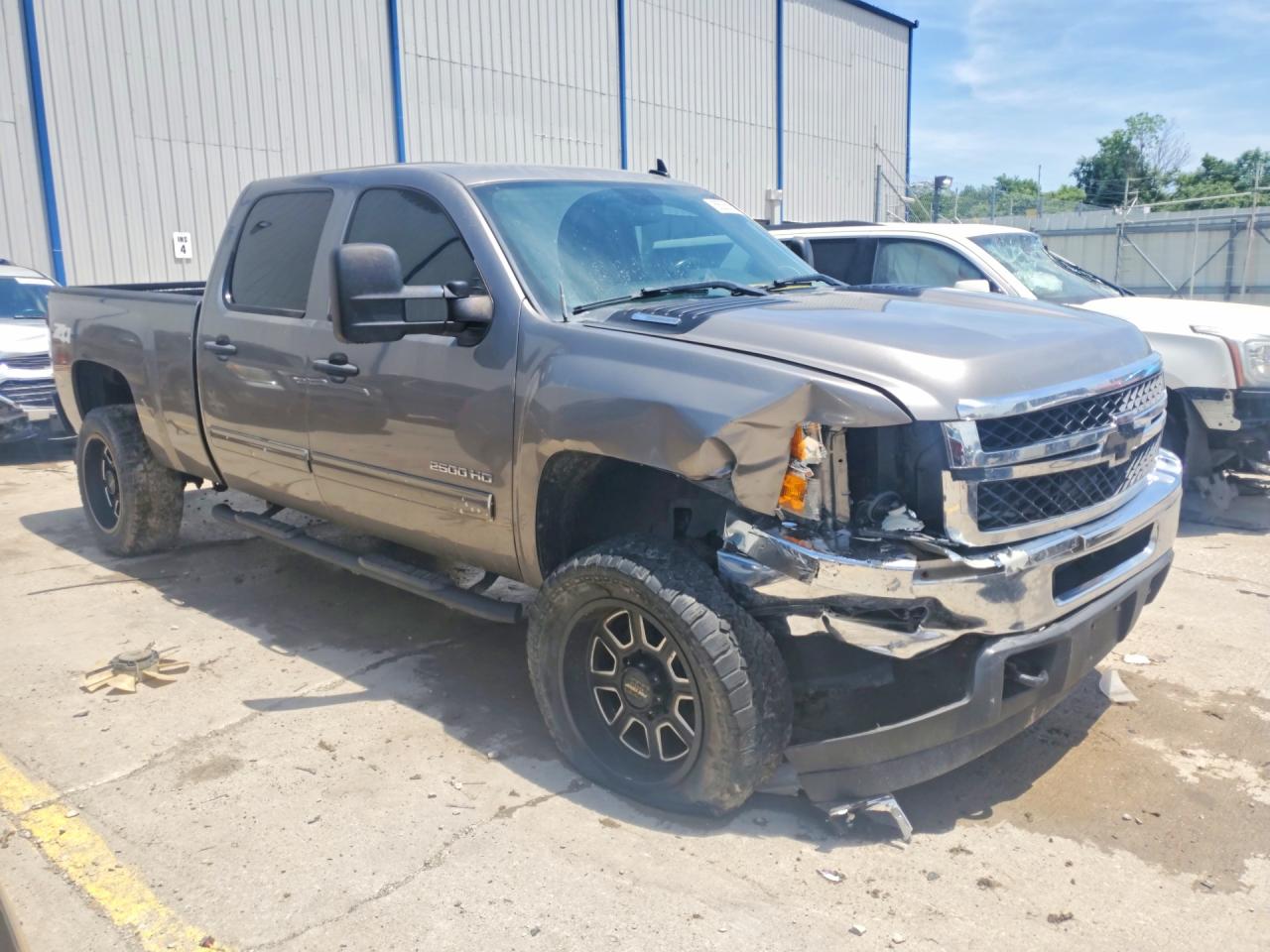 2013 Chevrolet Silverado K2500 Heavy Duty Lt Gray vin: 1GC1KXC89DF214383