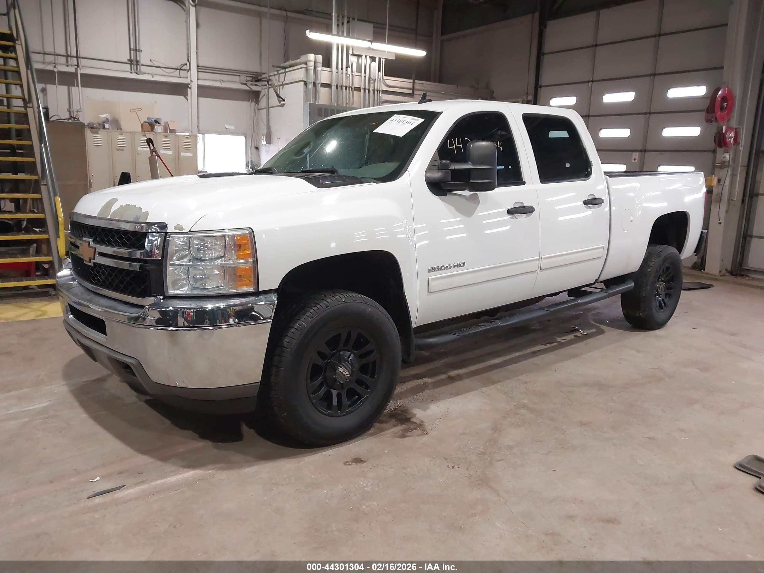2014 Chevrolet Silverado 2500hd Lt White vin: 1GC1KXC89EF170970