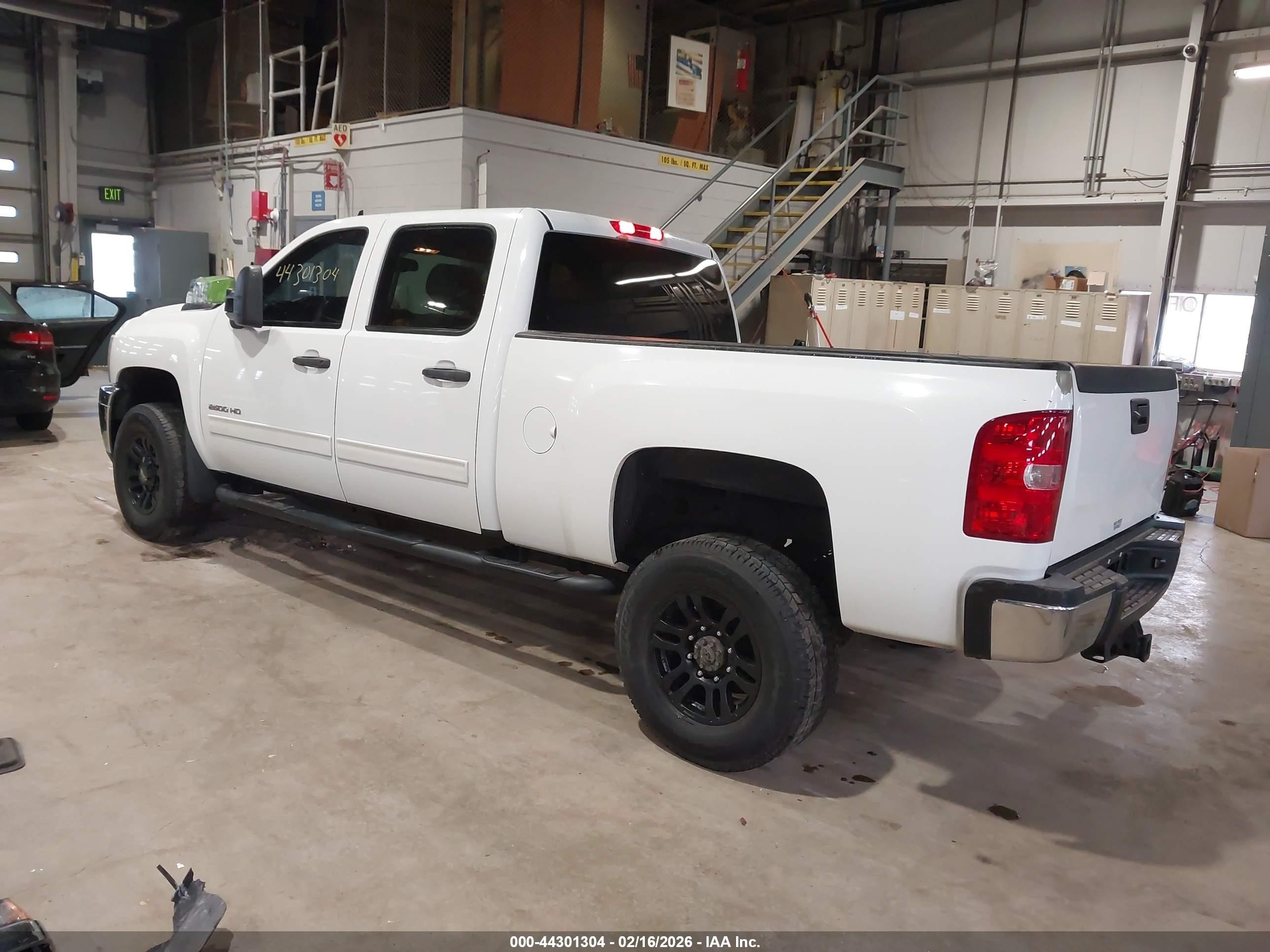 2014 Chevrolet Silverado 2500hd Lt White vin: 1GC1KXC89EF170970