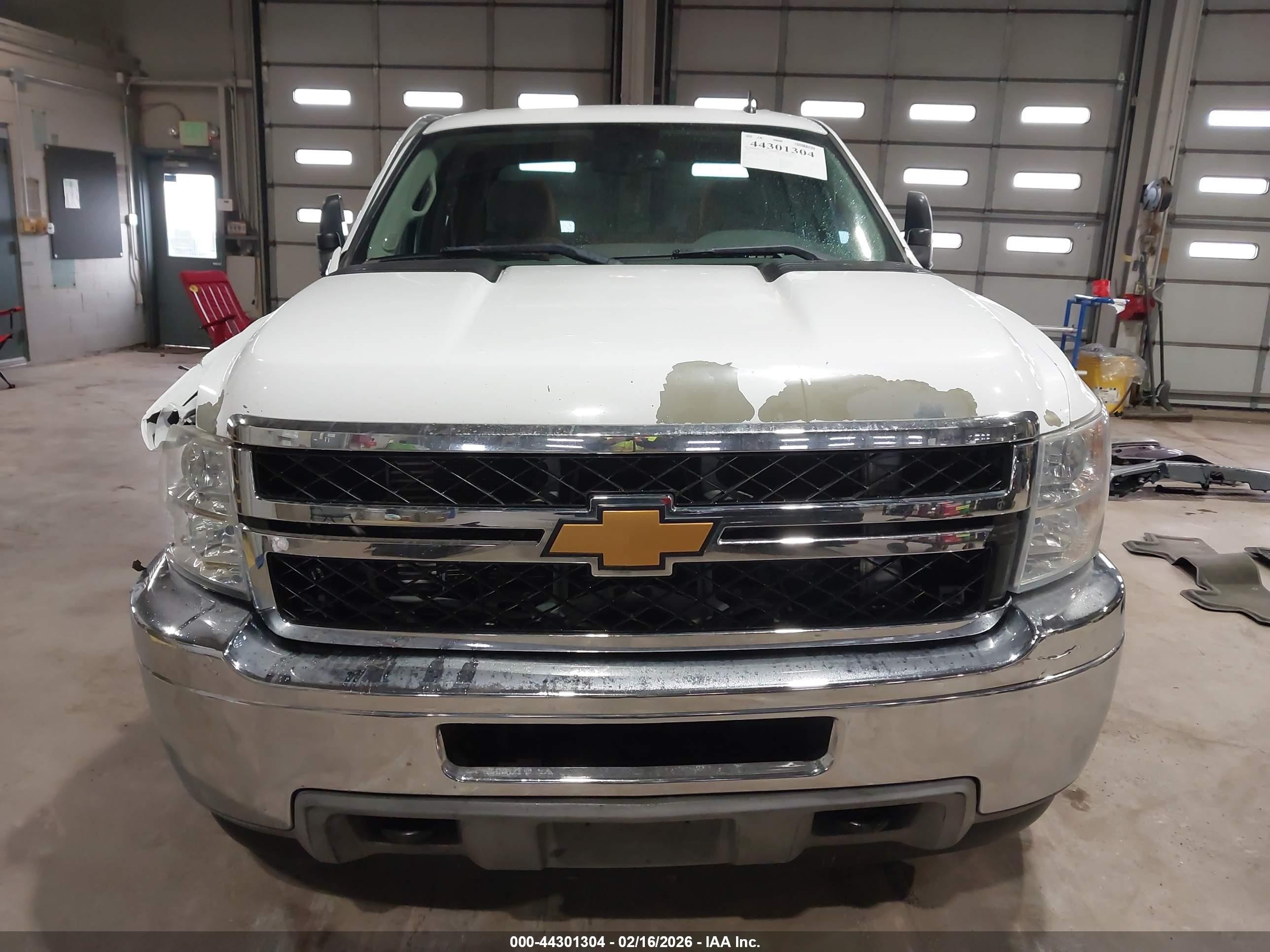 2014 Chevrolet Silverado 2500hd Lt White vin: 1GC1KXC89EF170970