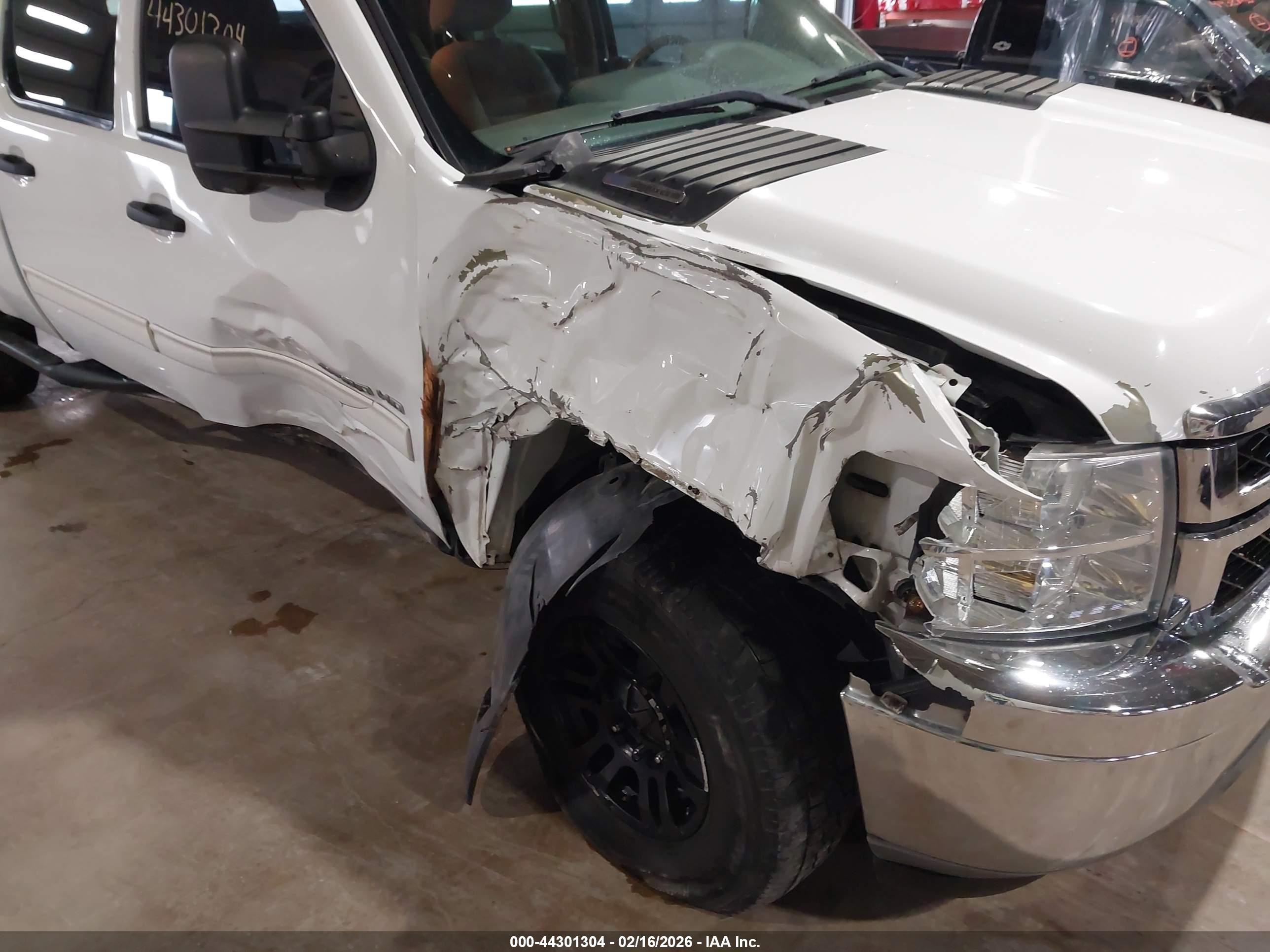2014 Chevrolet Silverado 2500hd Lt White vin: 1GC1KXC89EF170970