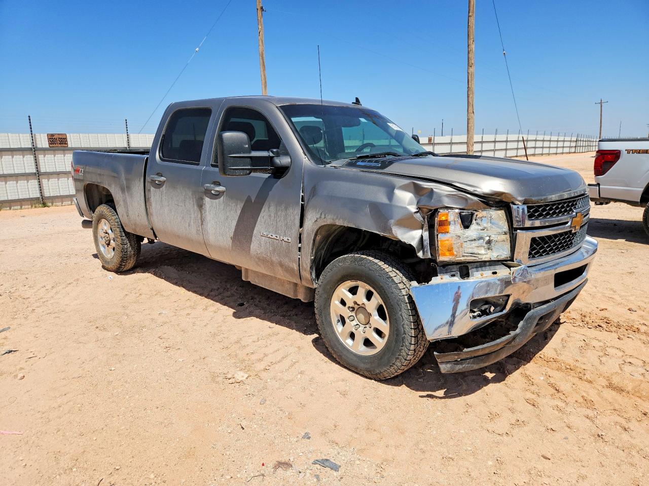 2014 Chevrolet Silverado K2500 Heavy Duty Lt Gray vin: 1GC1KXC8XEF125035