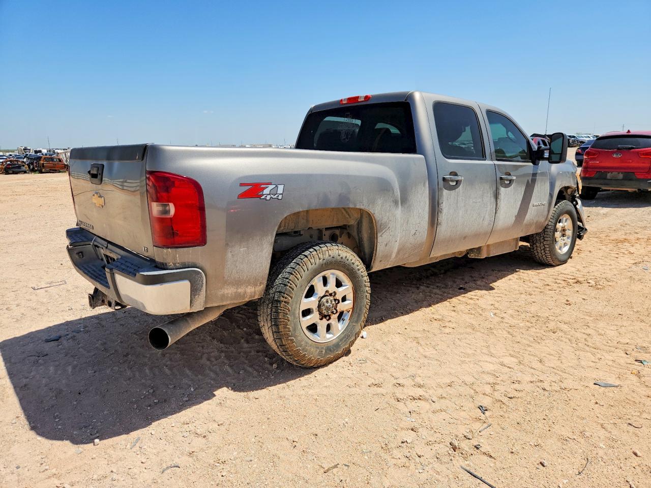 2014 Chevrolet Silverado K2500 Heavy Duty Lt Gray vin: 1GC1KXC8XEF125035