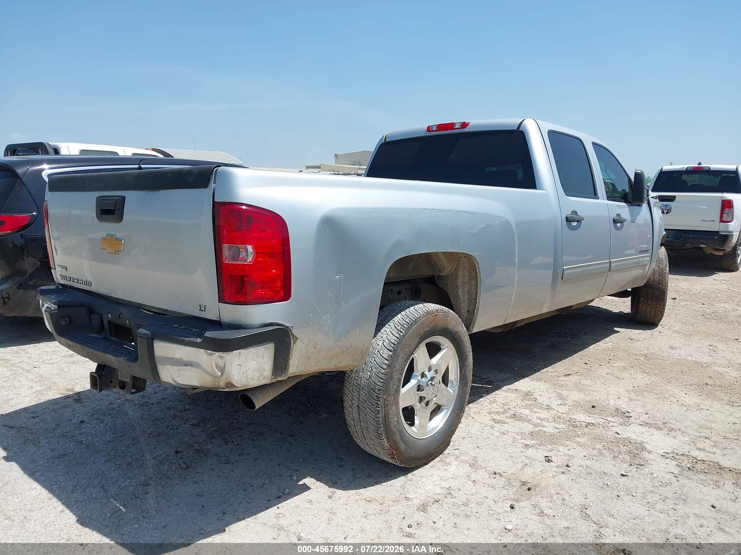 2012 Chevrolet Silverado 2500hd Lt Silver vin: 1GC1KXCG0CF114257