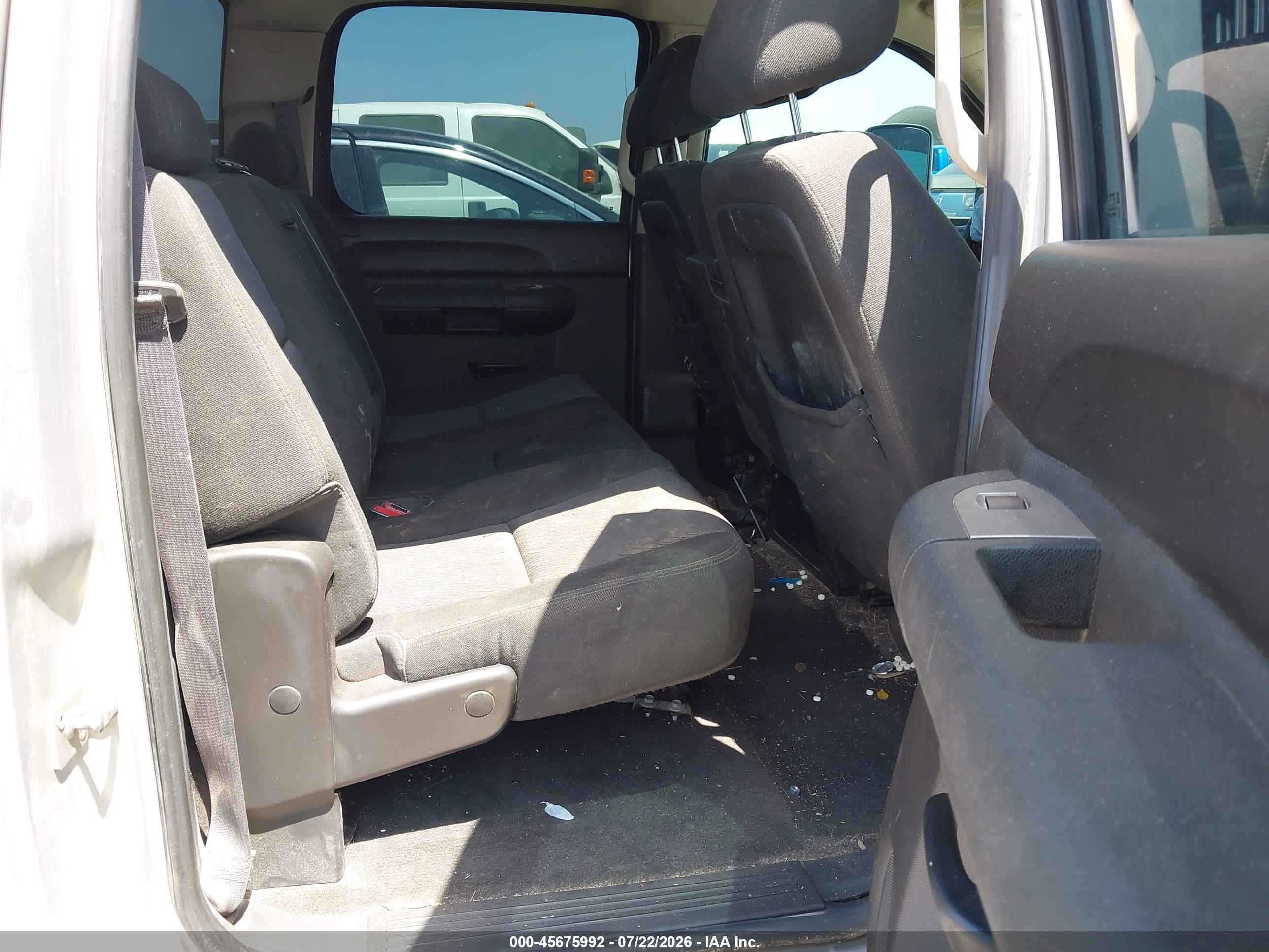 2012 Chevrolet Silverado 2500hd Lt Silver vin: 1GC1KXCG0CF114257