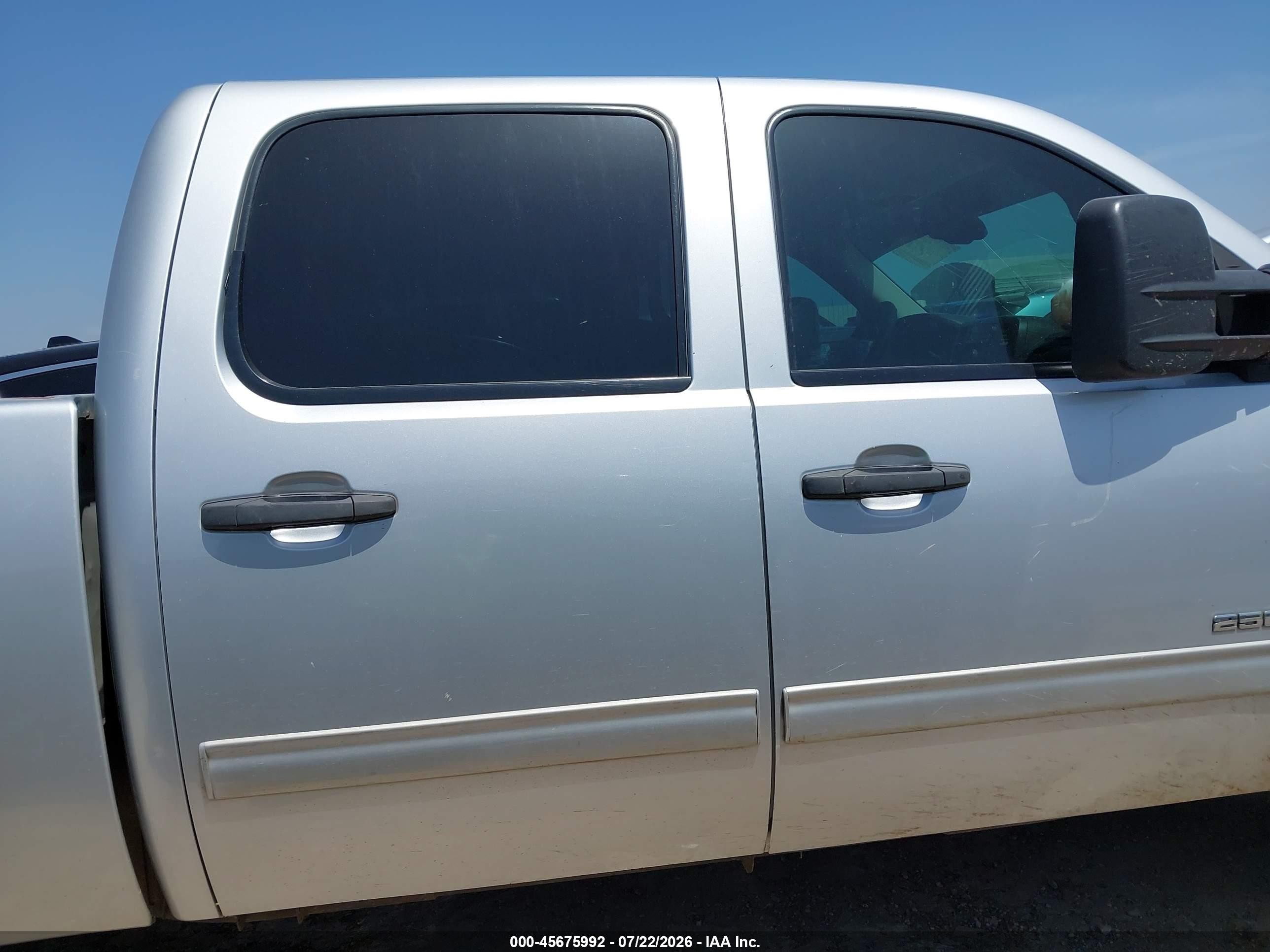 2012 Chevrolet Silverado 2500hd Lt Silver vin: 1GC1KXCG0CF114257
