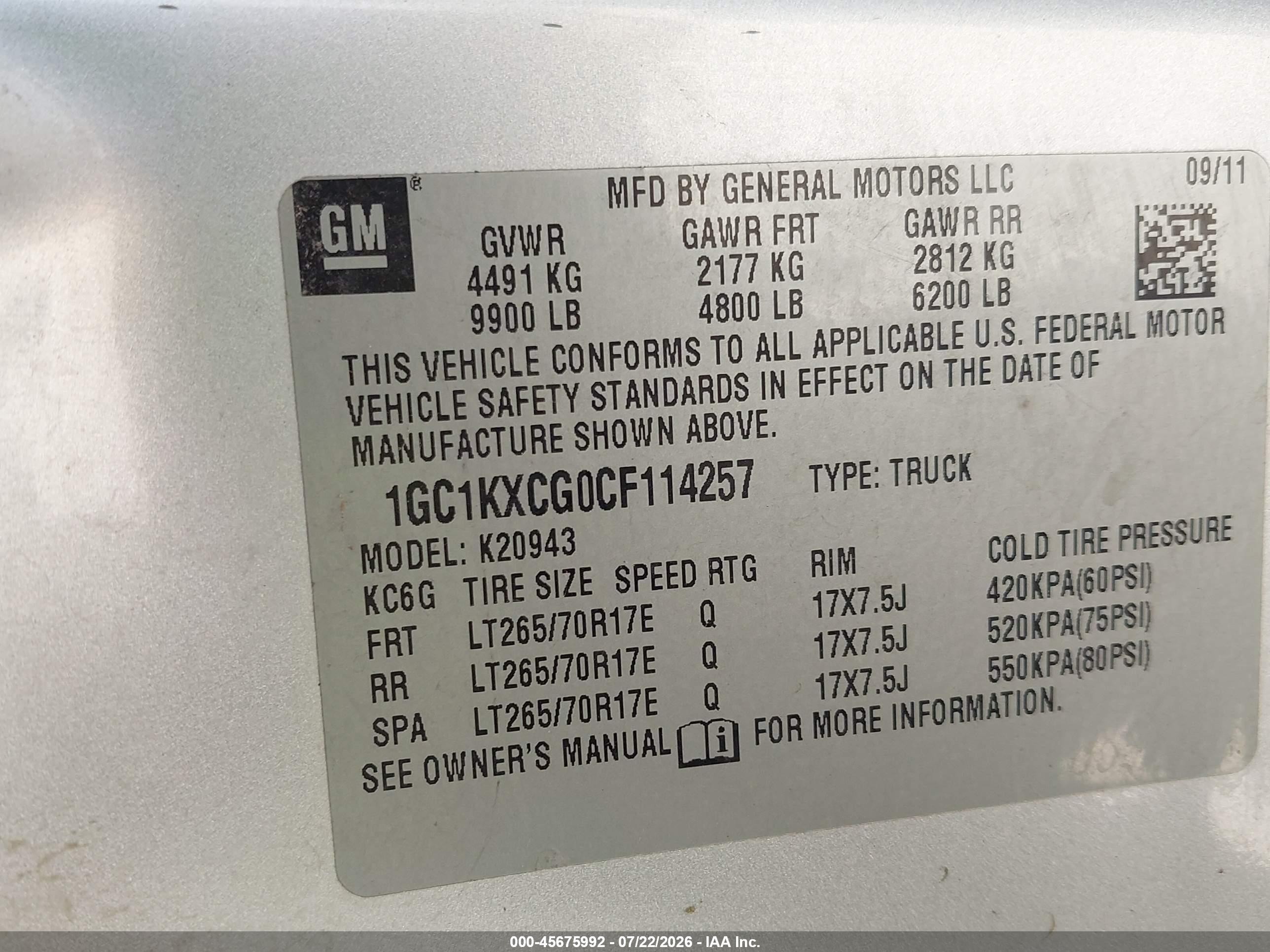 2012 Chevrolet Silverado 2500hd Lt Silver vin: 1GC1KXCG0CF114257
