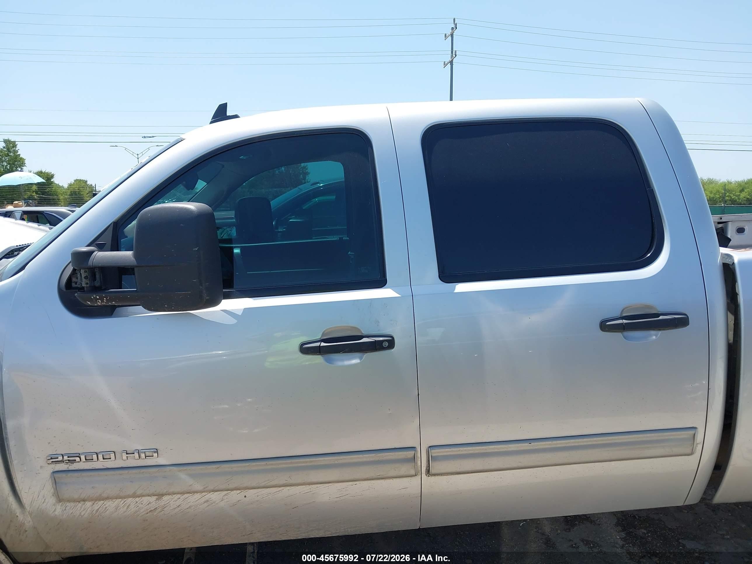 2012 Chevrolet Silverado 2500hd Lt Silver vin: 1GC1KXCG0CF114257