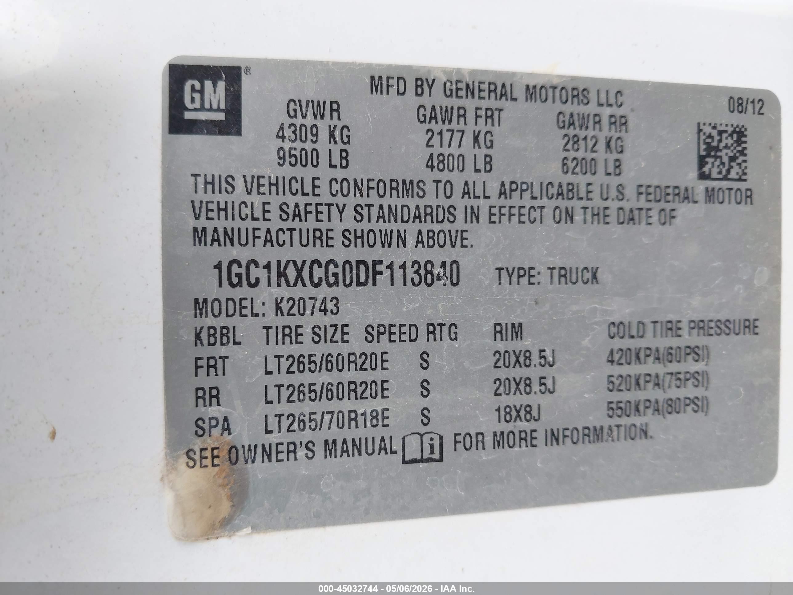 2013 Chevrolet Silverado 2500hd Lt White vin: 1GC1KXCG0DF113840
