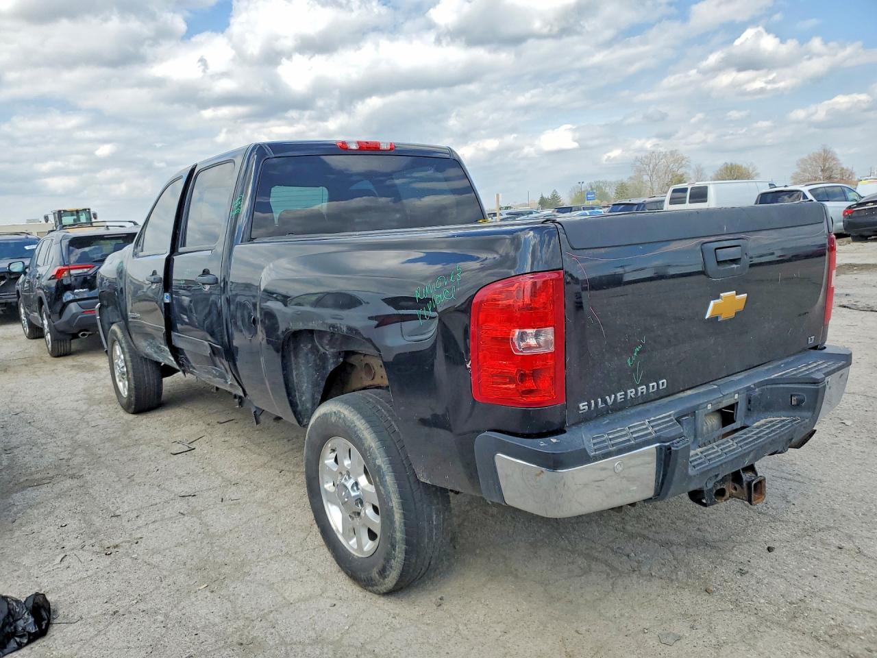 2014 Chevrolet Silverado K2500 Heavy Duty Lt Black vin: 1GC1KXCG0EF160528