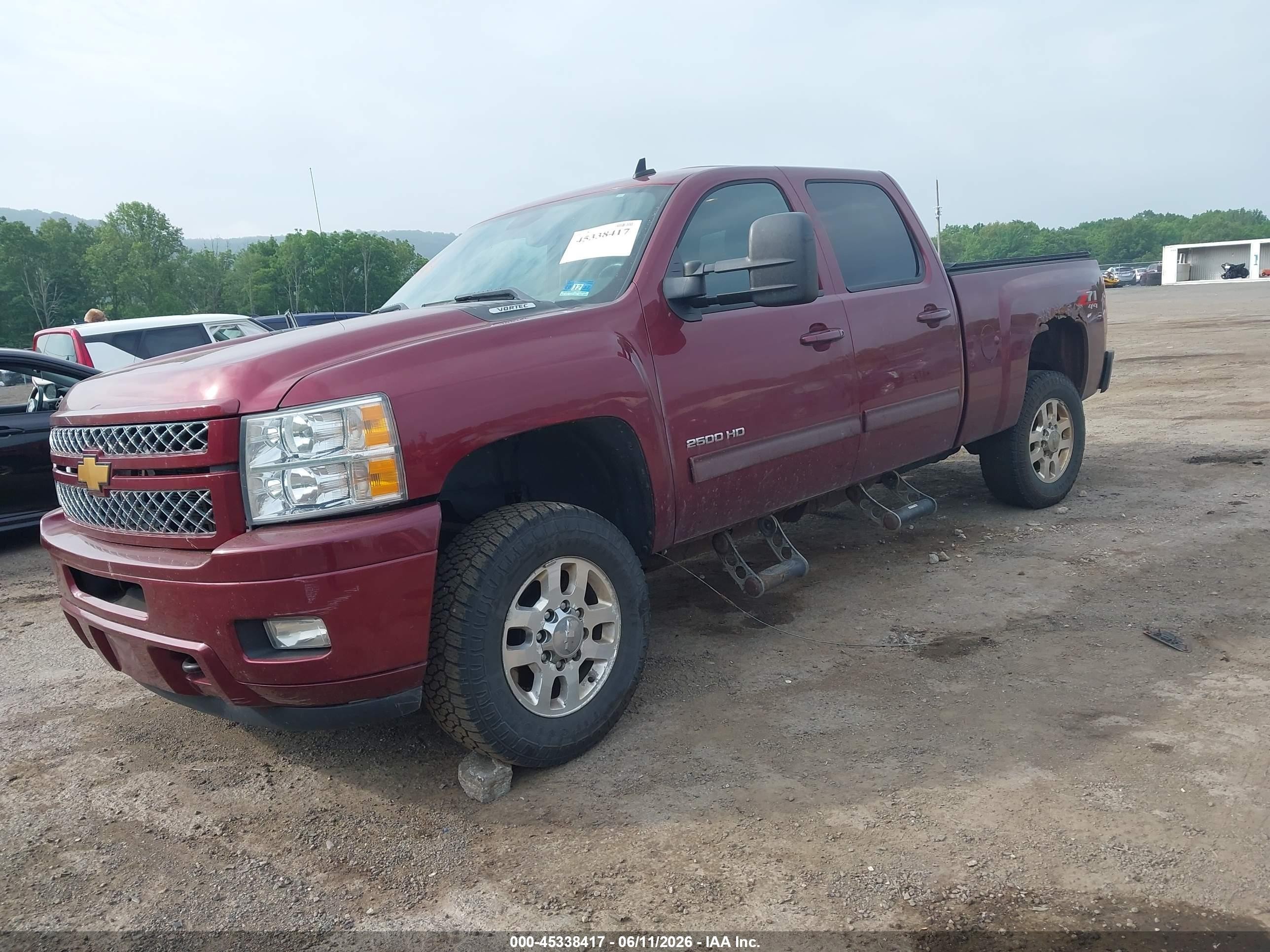 2014 Chevrolet Silverado 2500hd Lt Темно-бордовый vin: 1GC1KXCG0EF187759