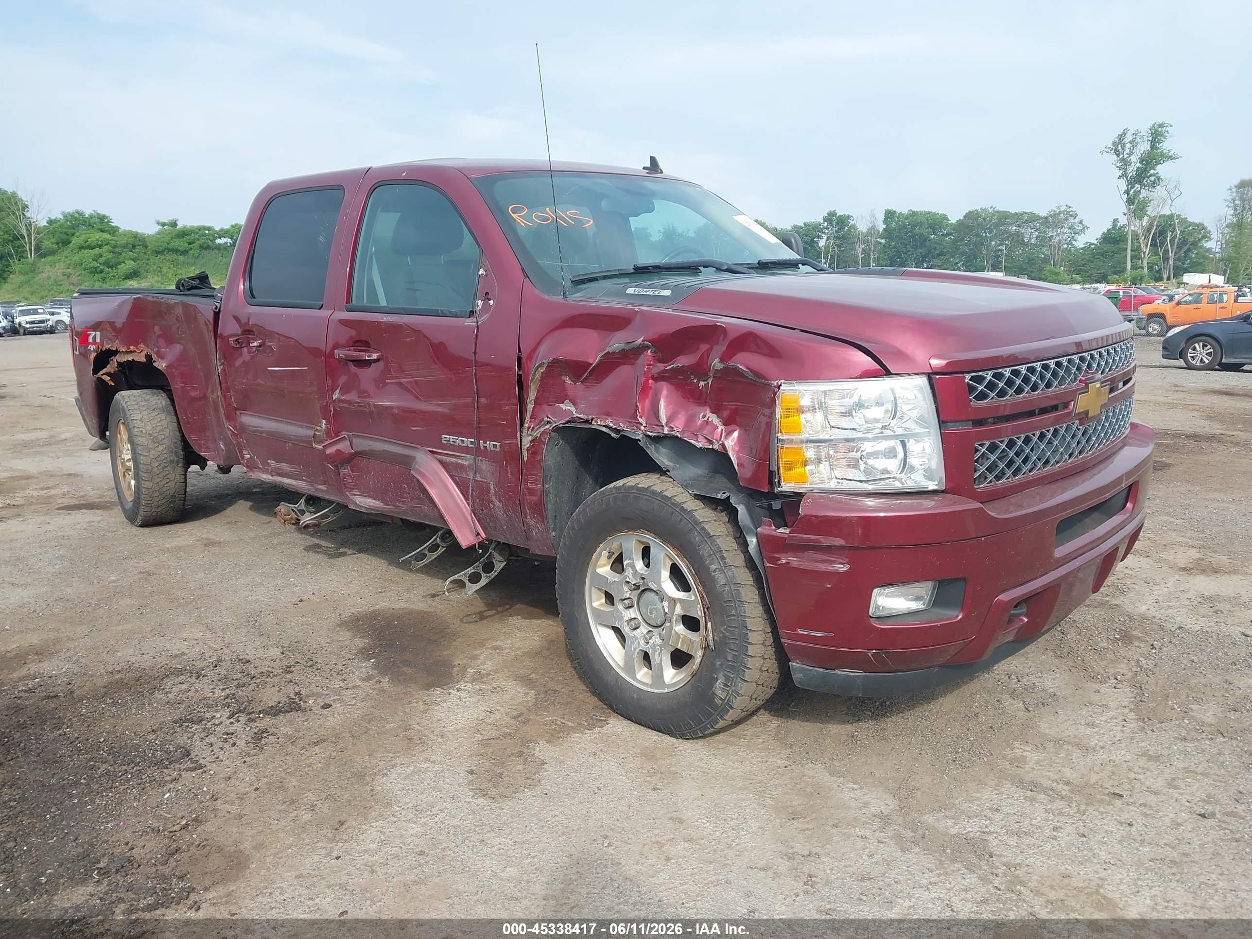 2014 Chevrolet Silverado 2500hd Lt Темно-бордовый vin: 1GC1KXCG0EF187759